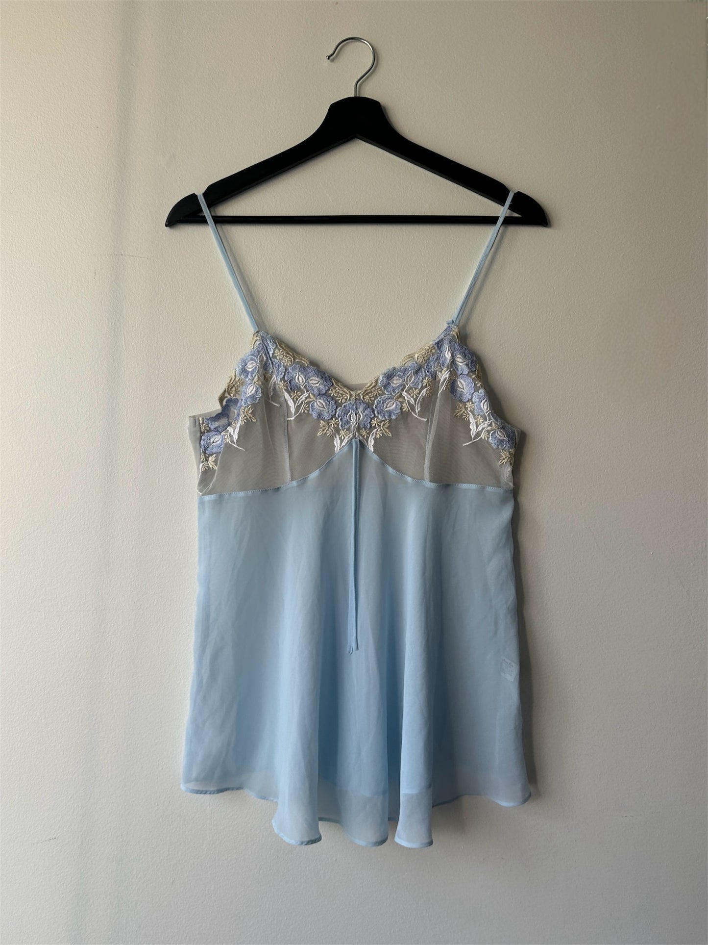 baby blue lace blouse