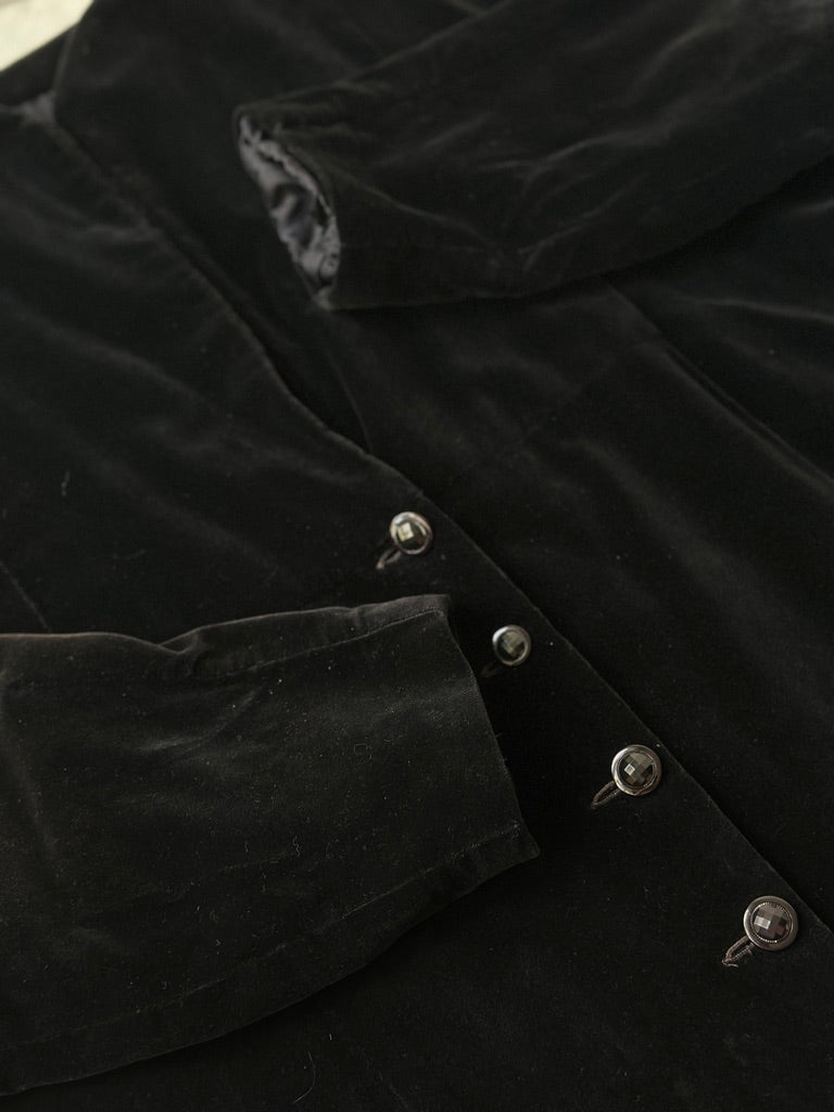 black velvet jacket