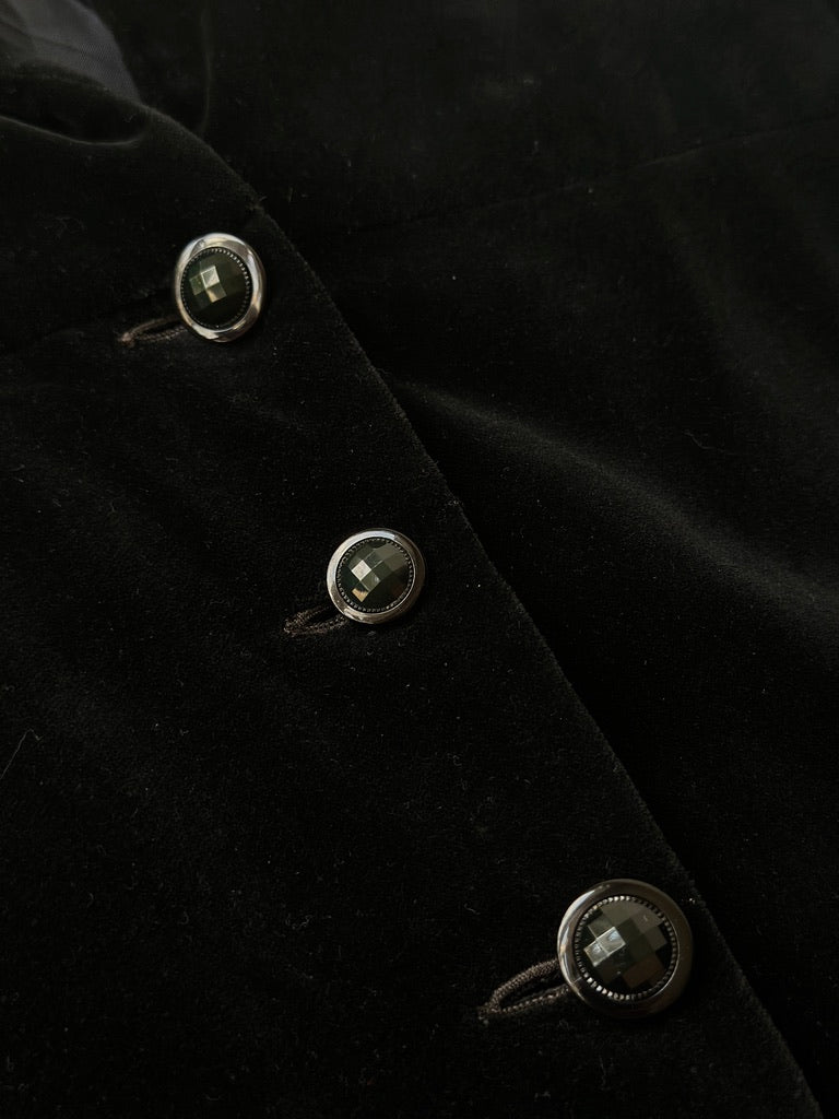 black velvet jacket