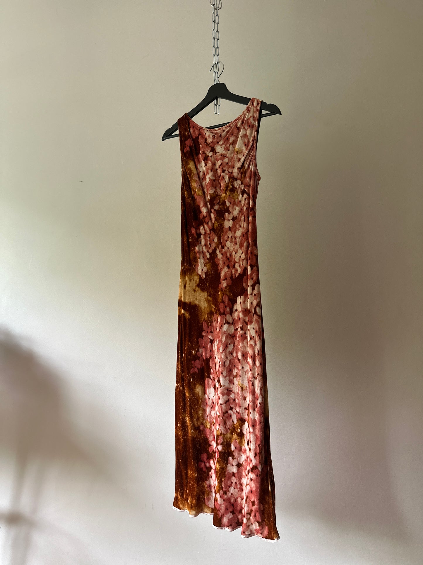 Christina Effe bias cut velvet dress