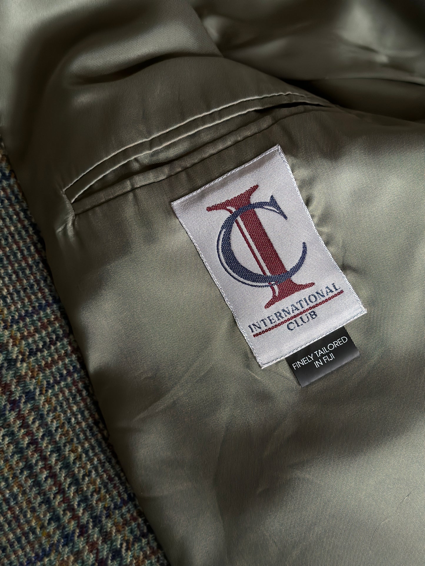 glen plaid suit jacket