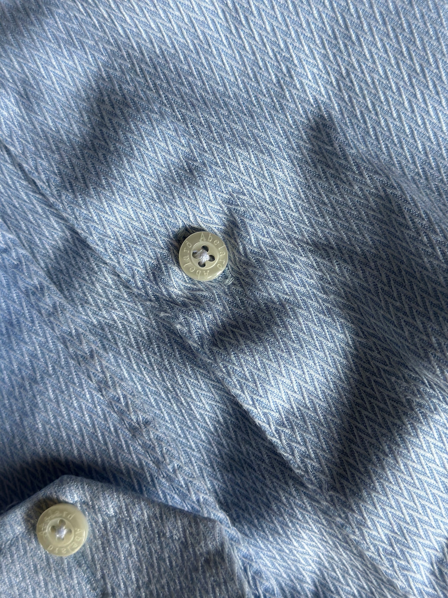soft blue cotton dress shirt