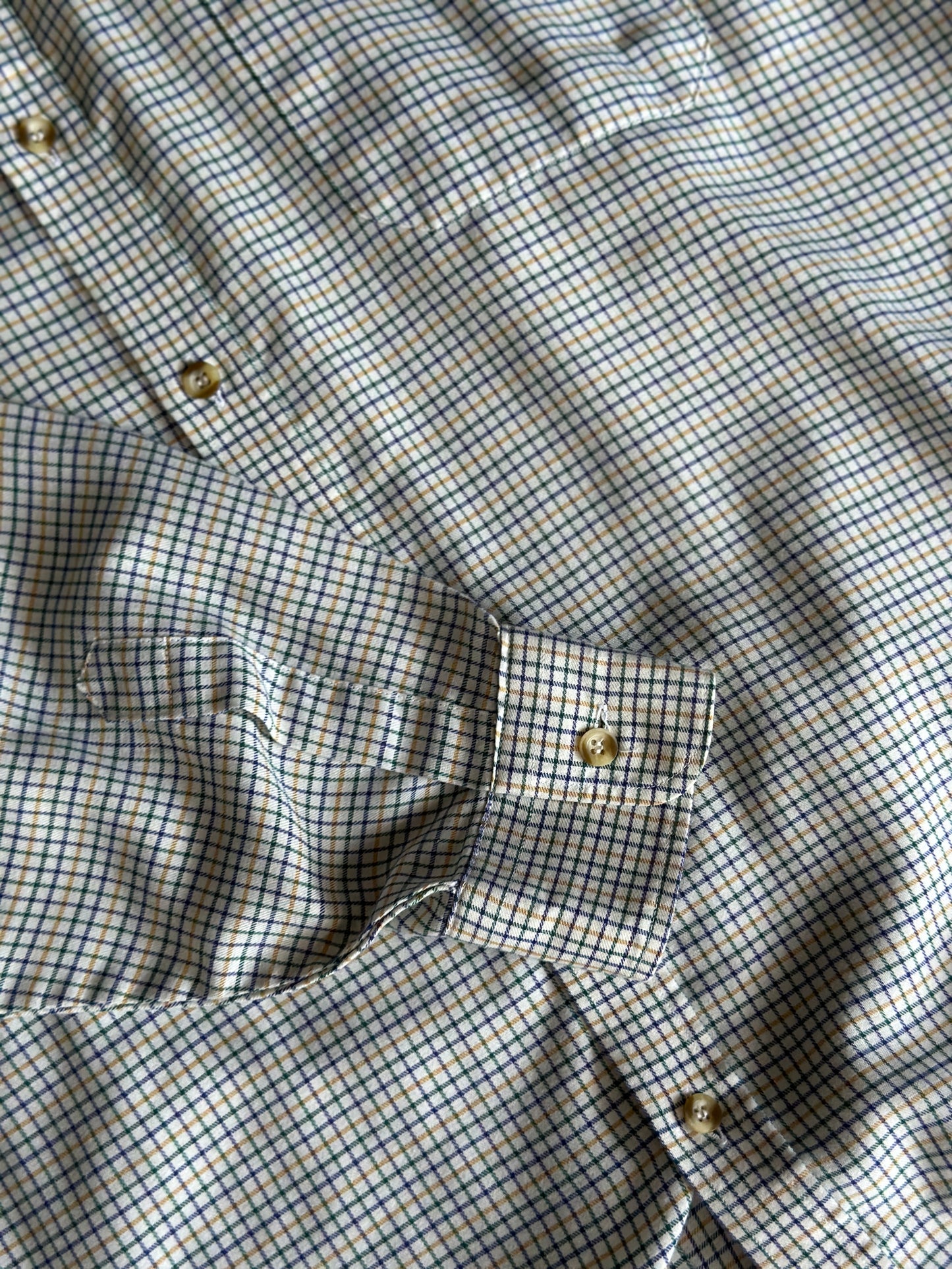 two tone cotton dress shirt