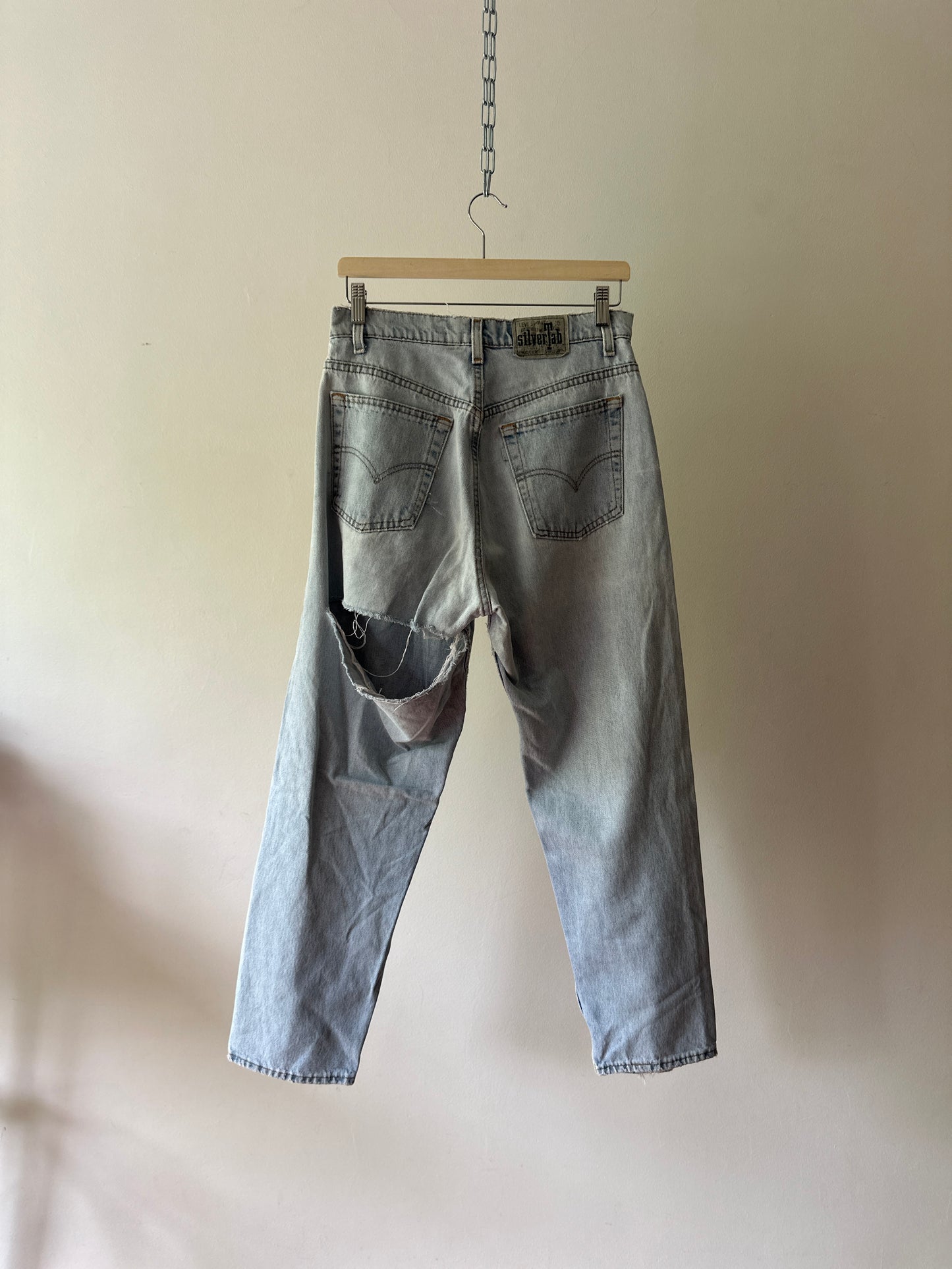 Levi vintage 80s silver tab jeans