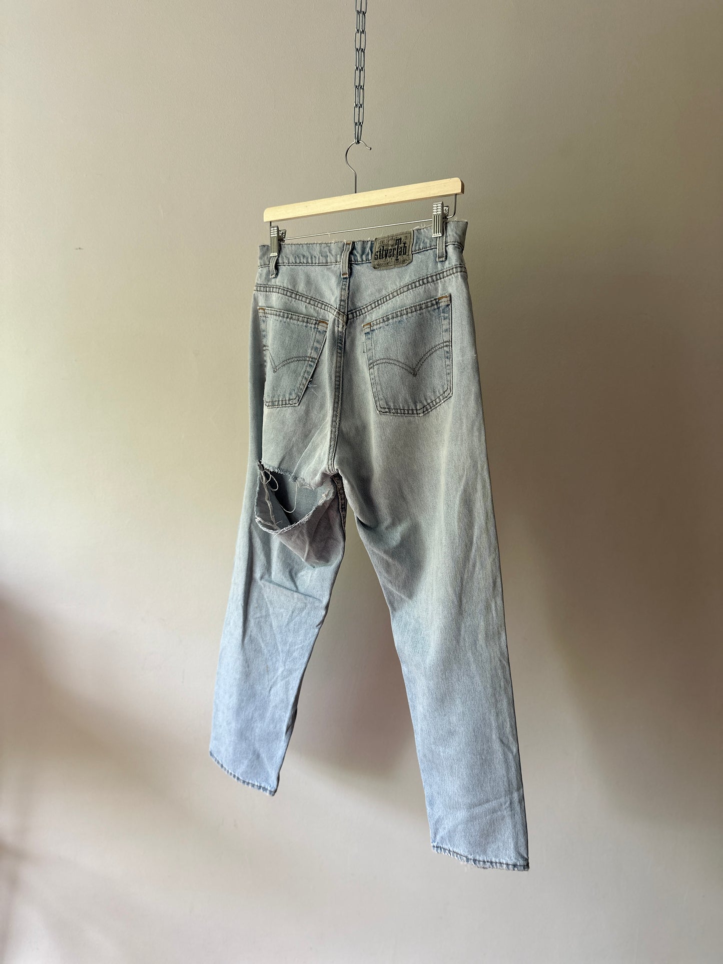 Levi vintage 80s silver tab jeans