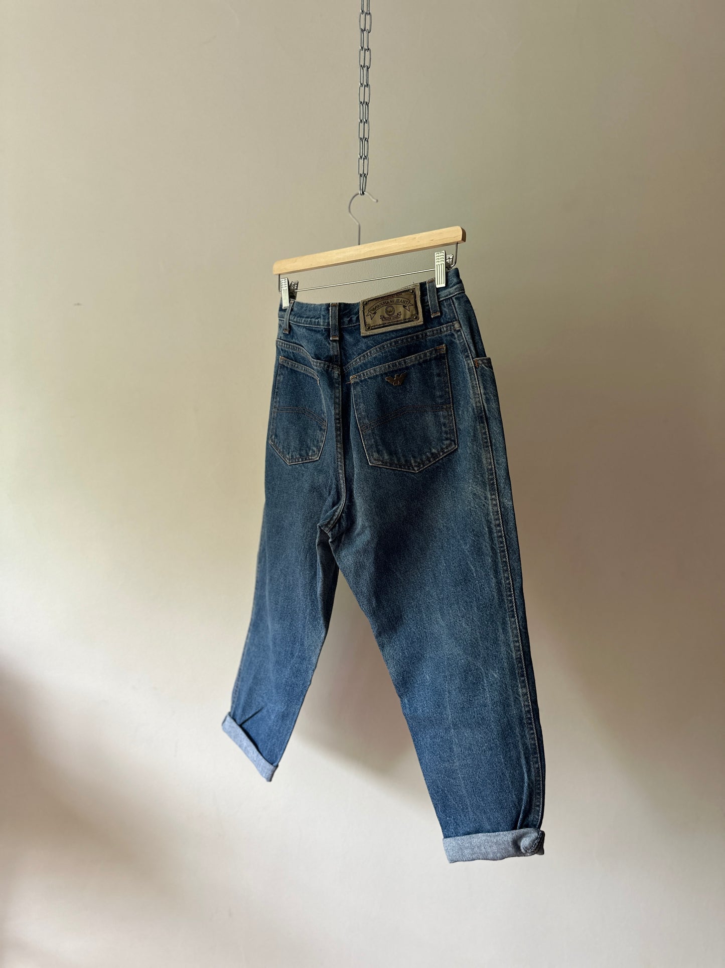Armani light blue jeans