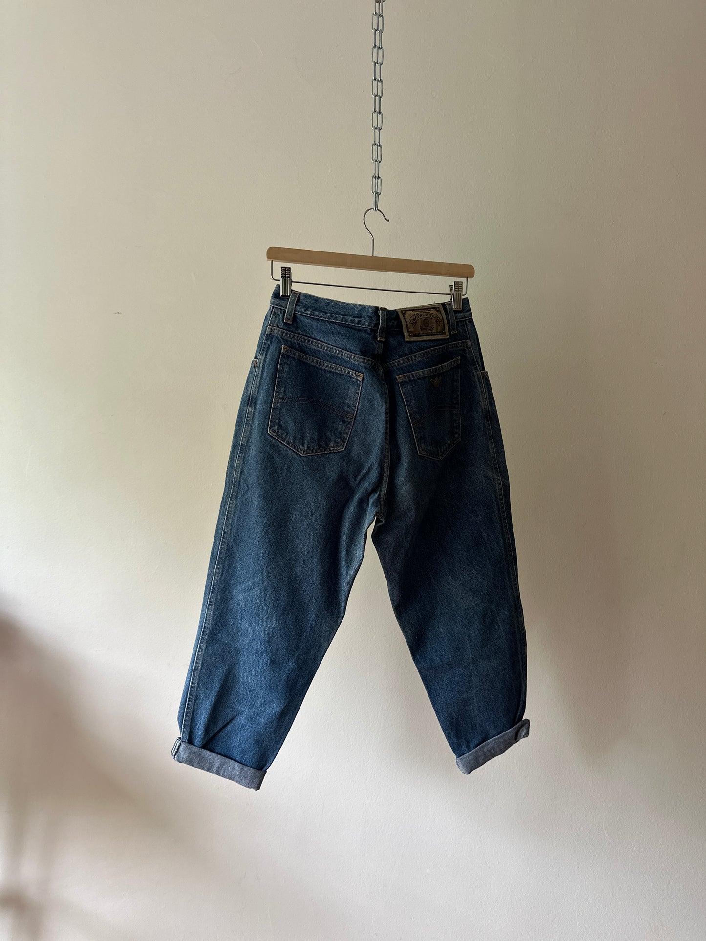 Armani light blue jeans