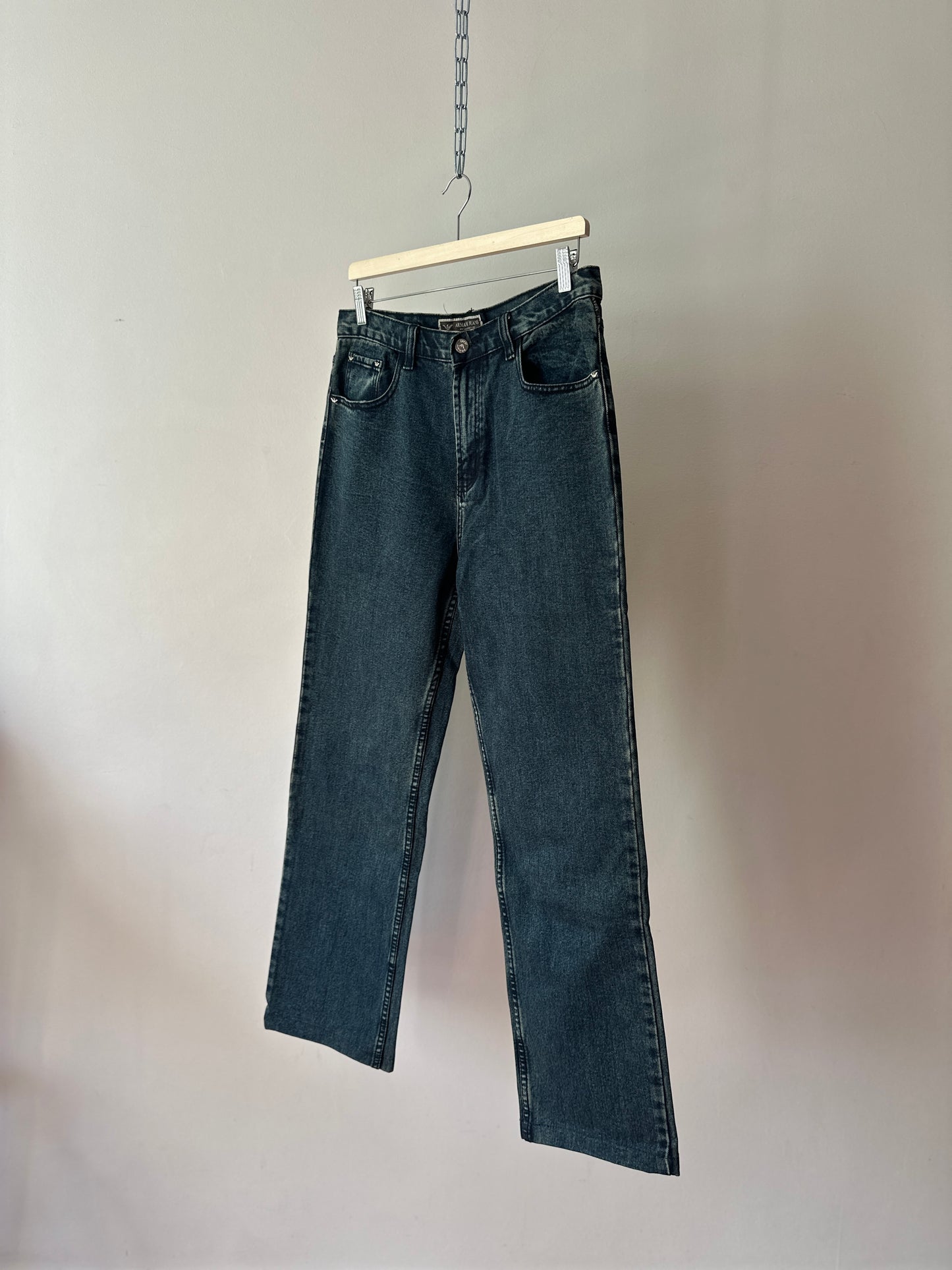 Armani deep blue jeans