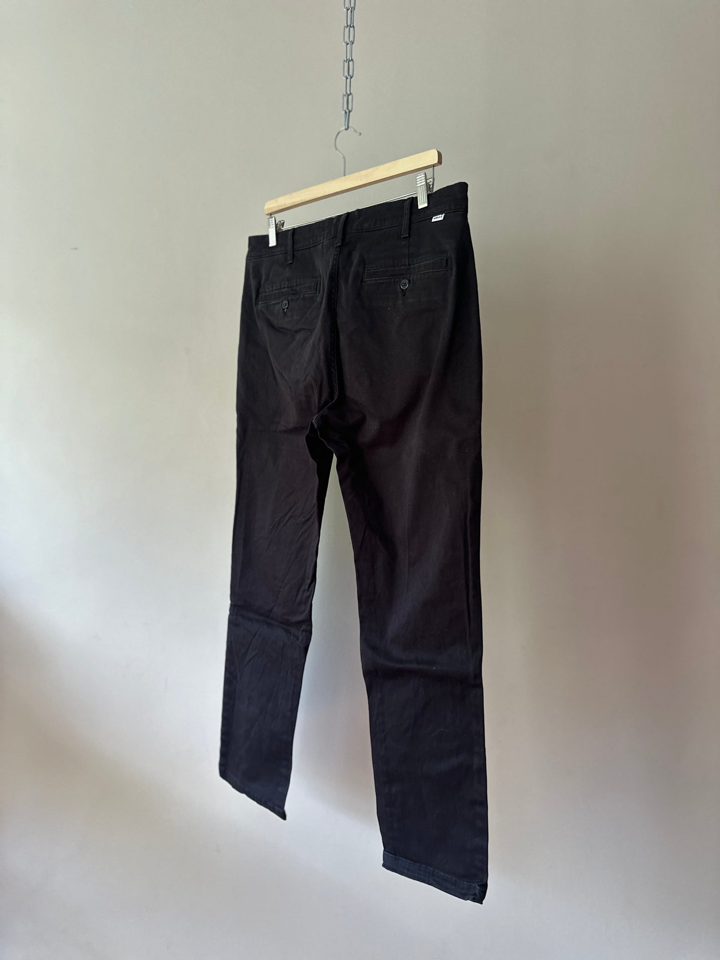 black Levi work pants