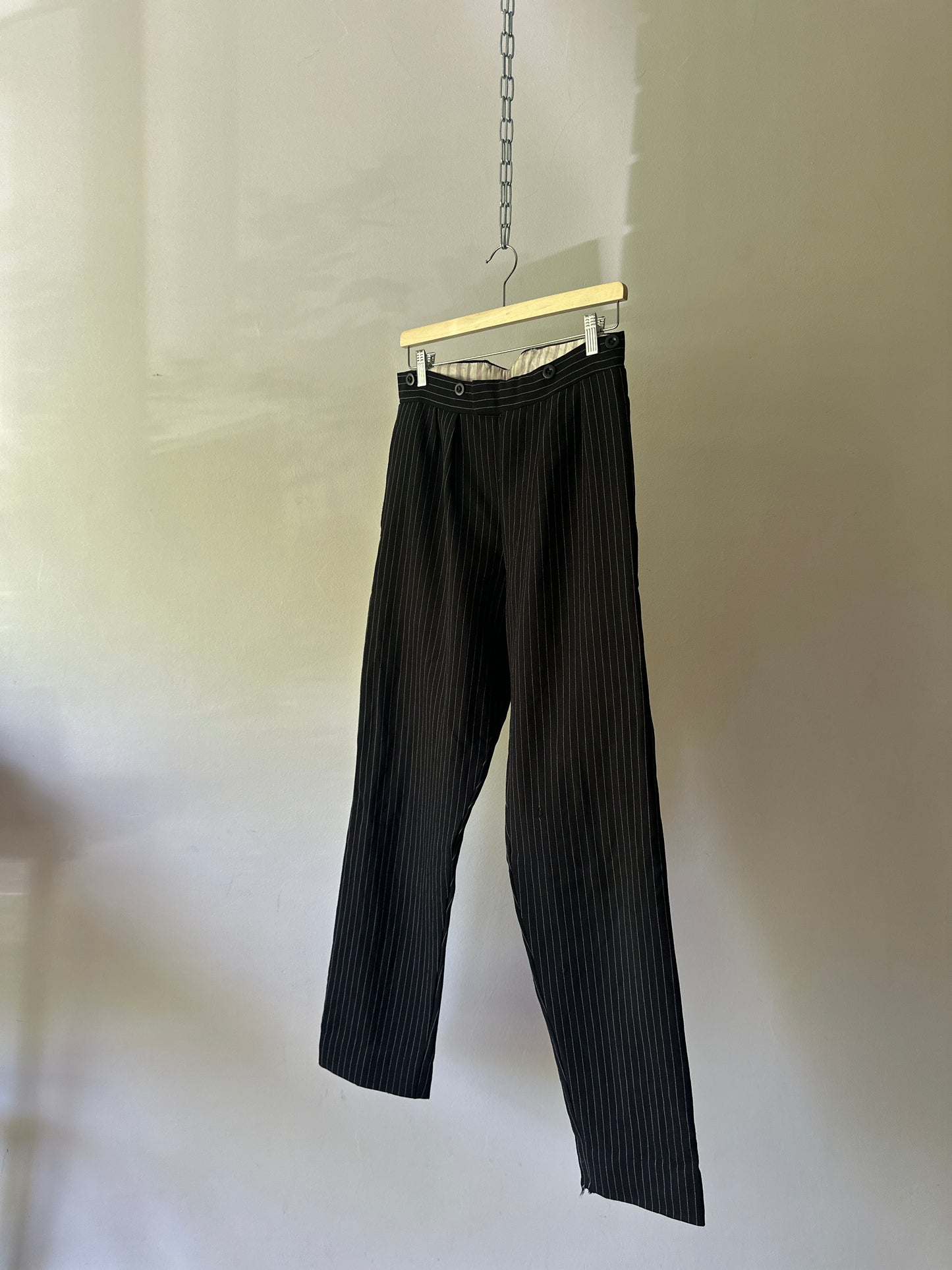 pin striped suit pants