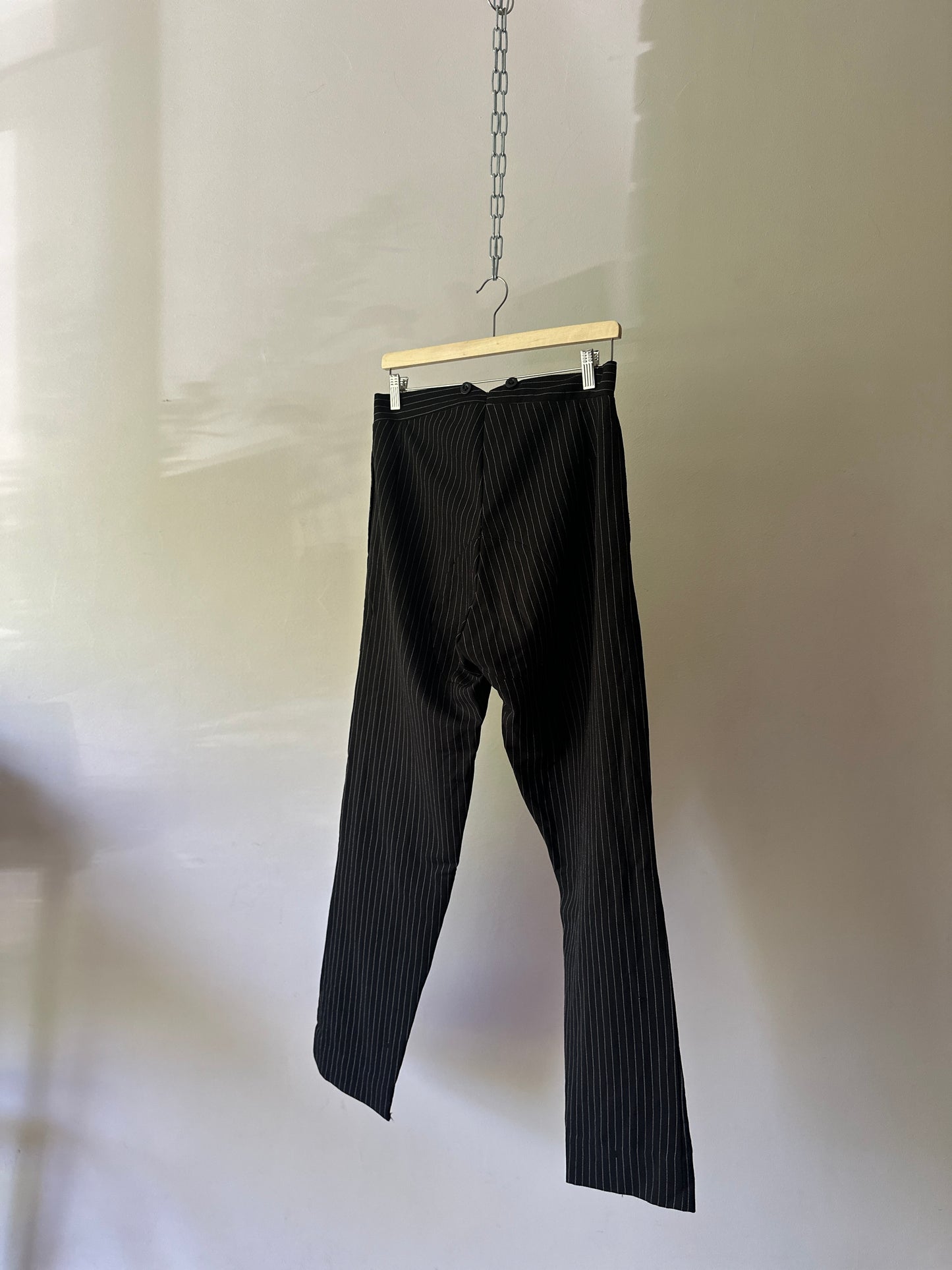 pin striped suit pants