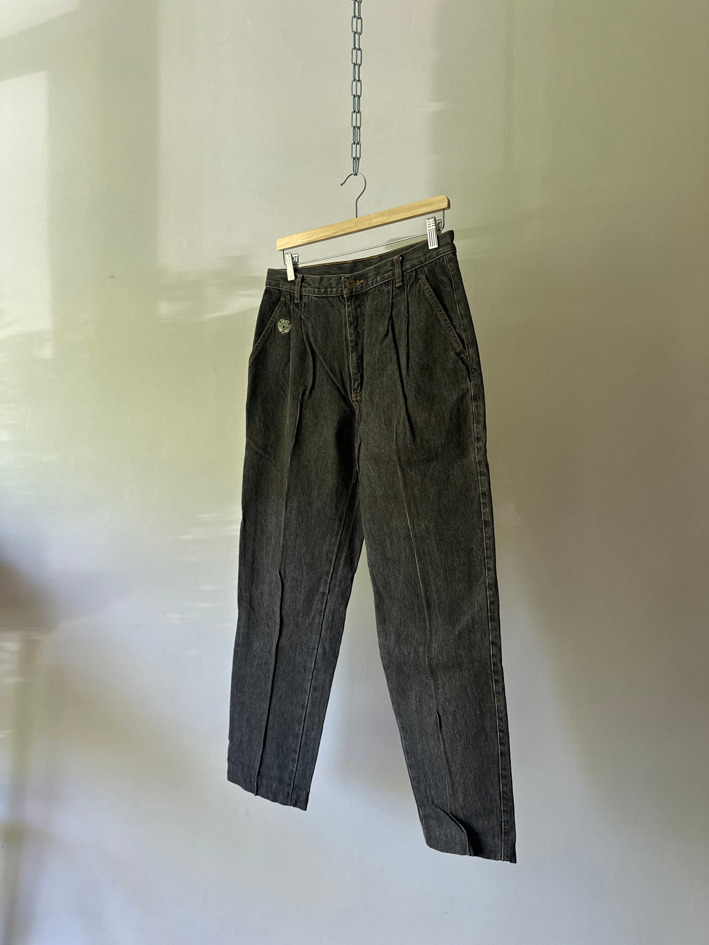 grey denim vintage jeans