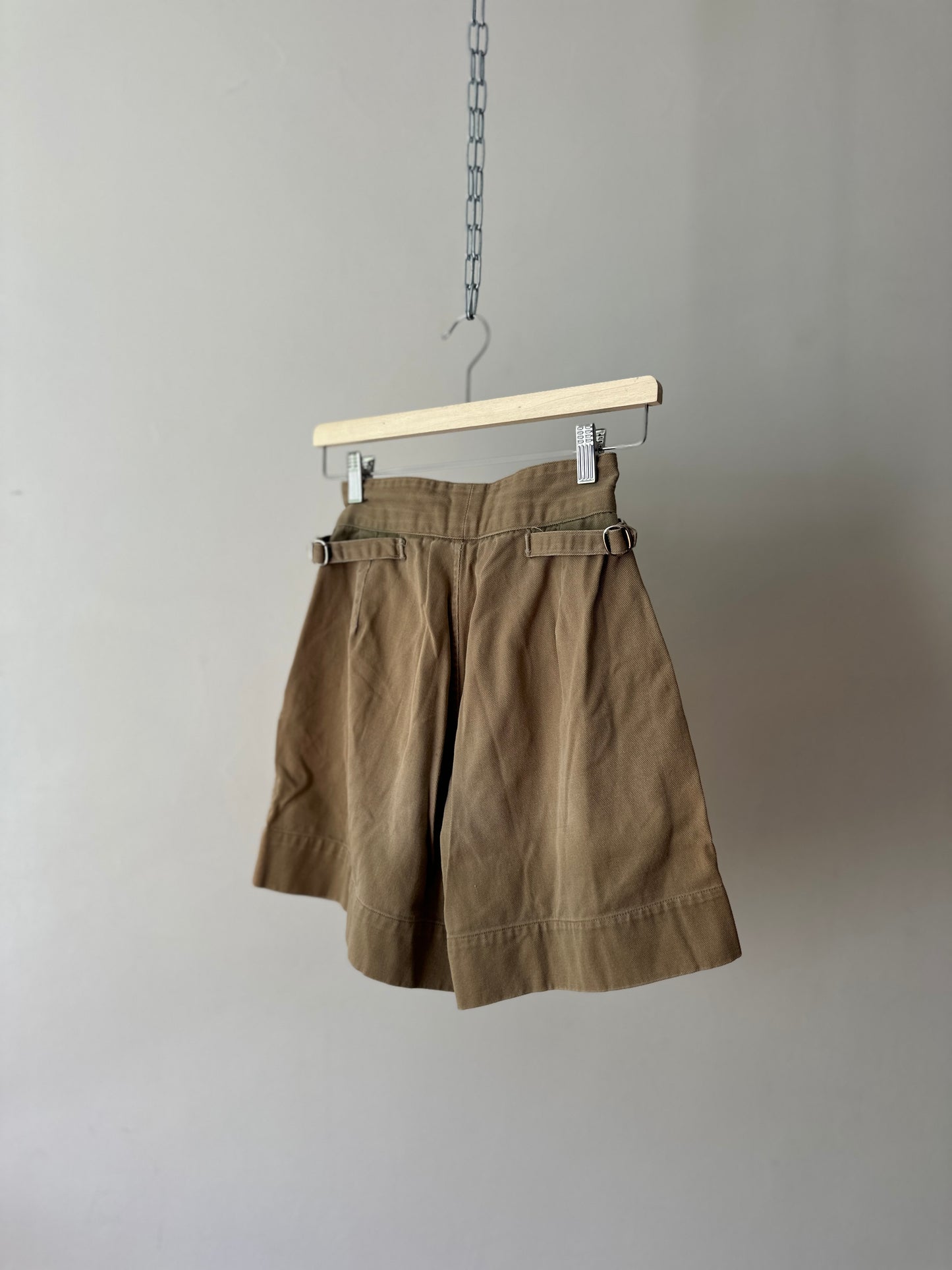 high waist workwear shorts