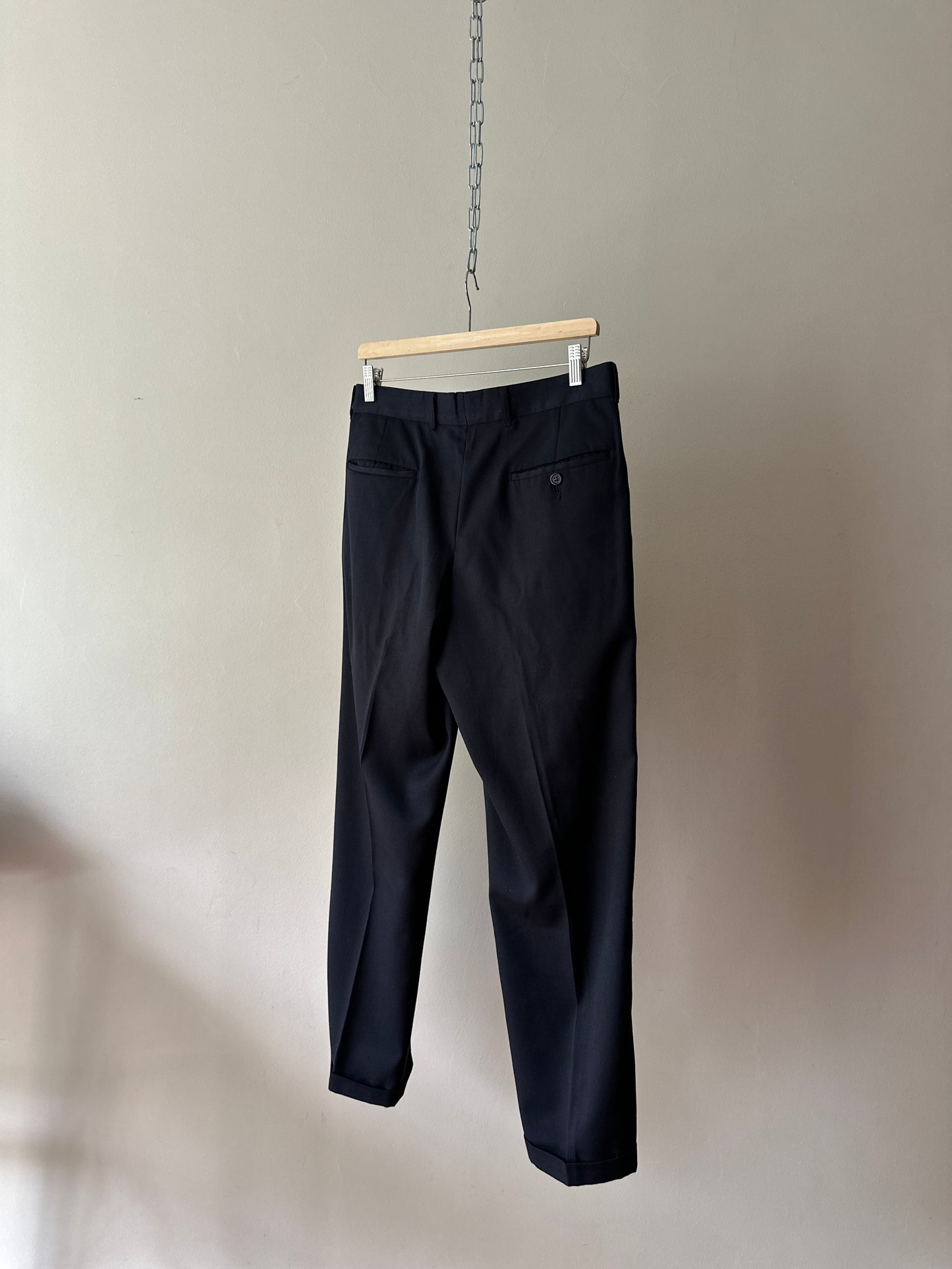 navy blue suit pants