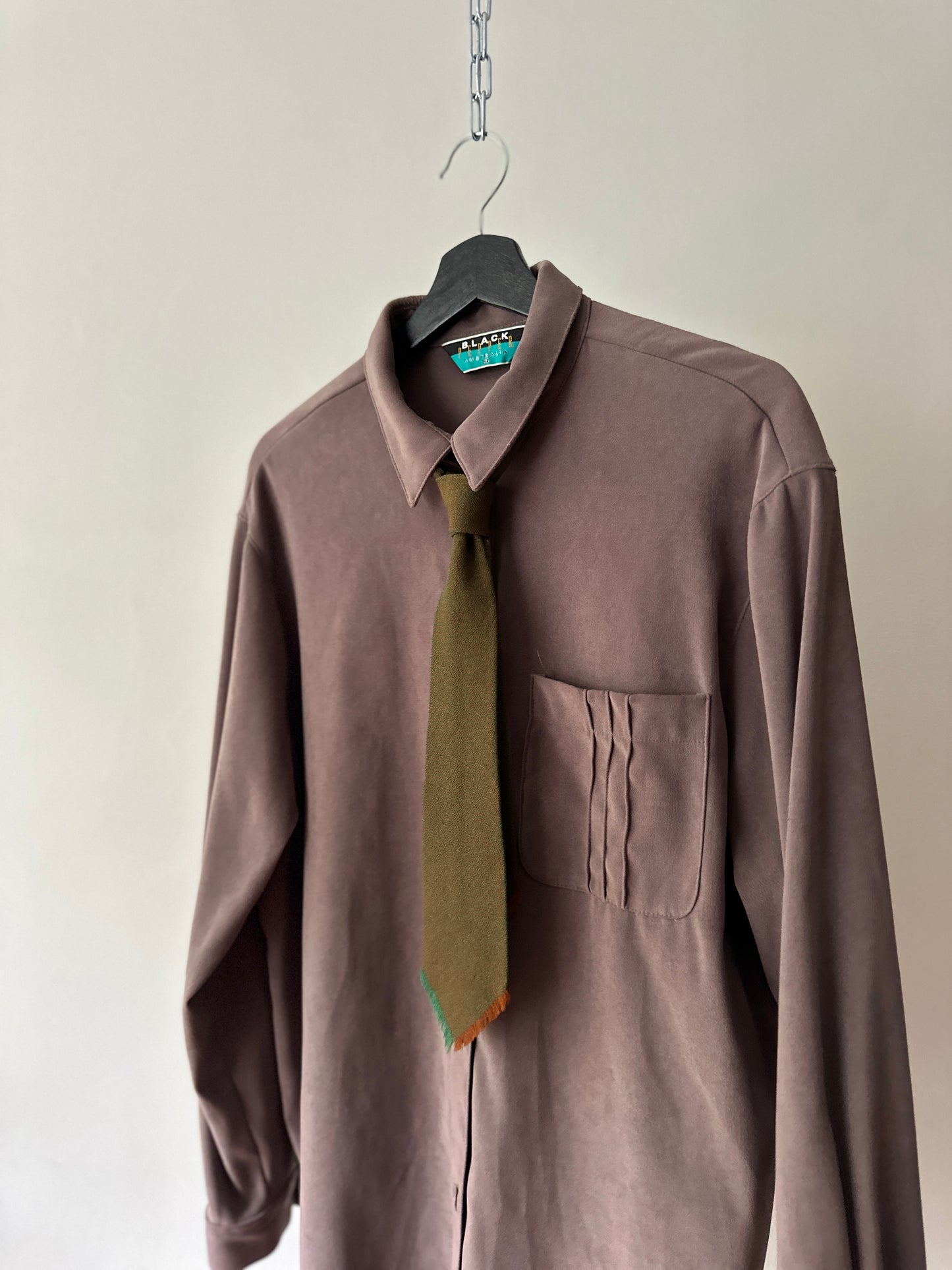 green toned tie
