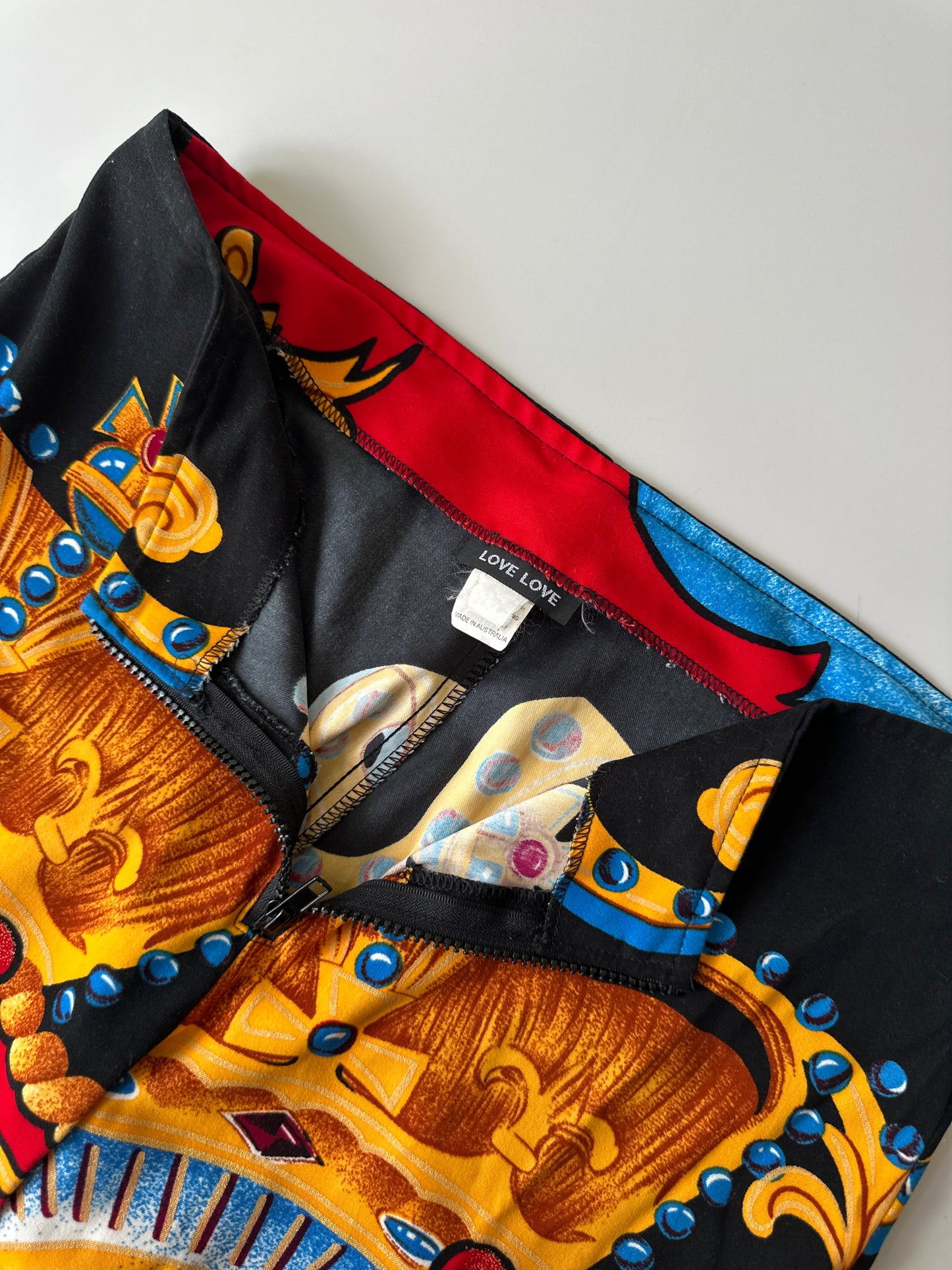 saint printed flared pants
