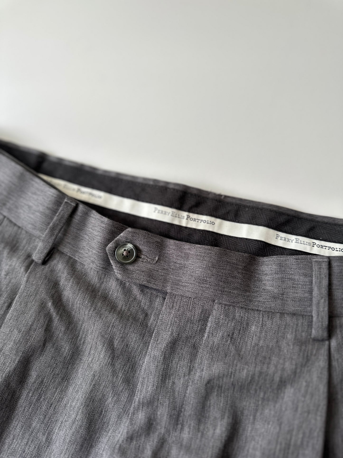 grey suit pants