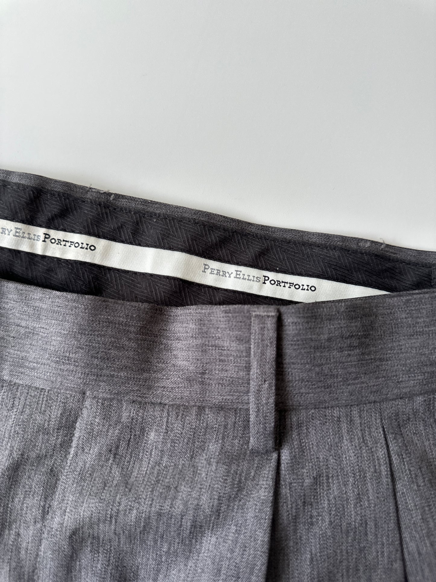 grey suit pants