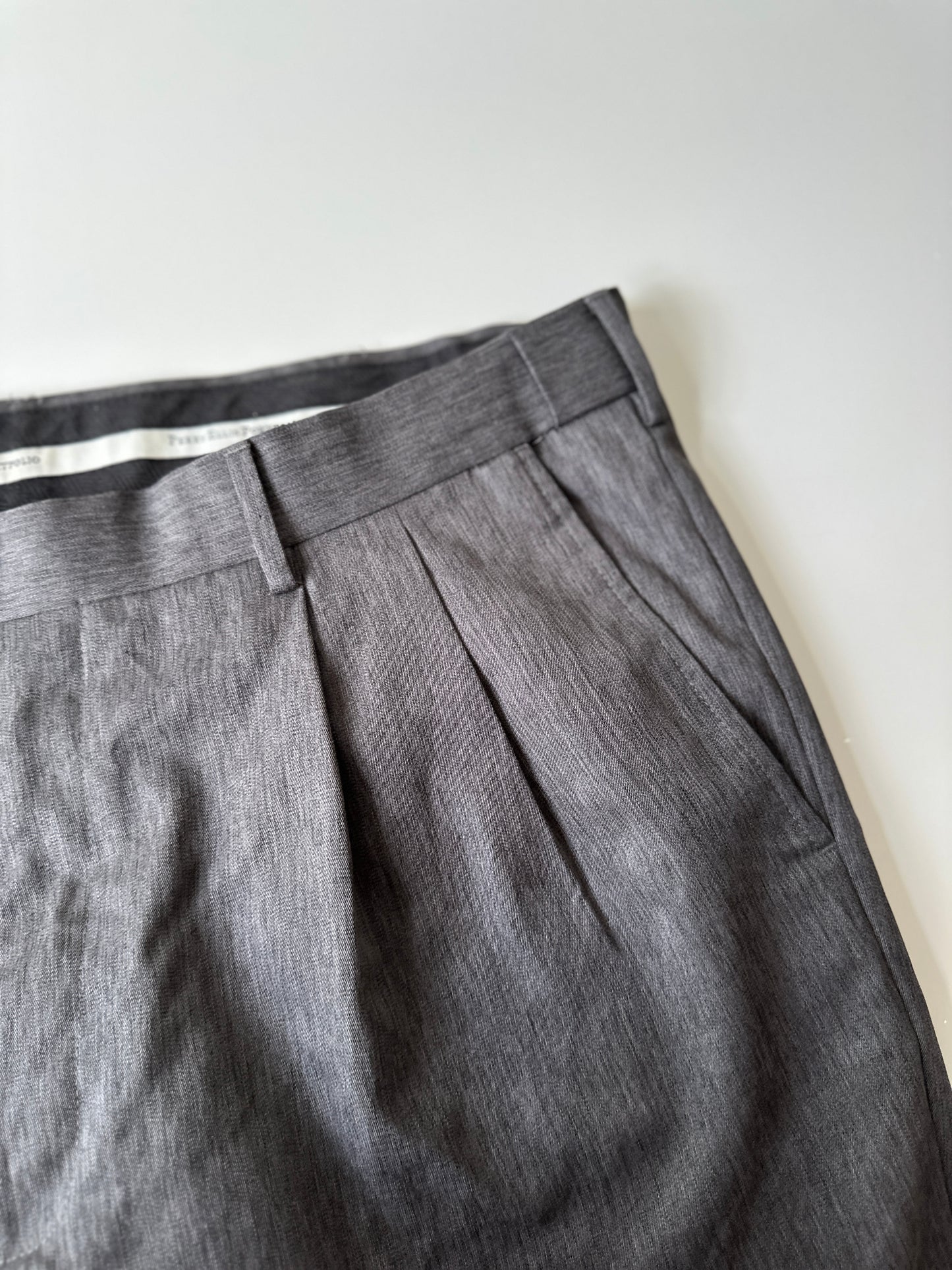 grey suit pants