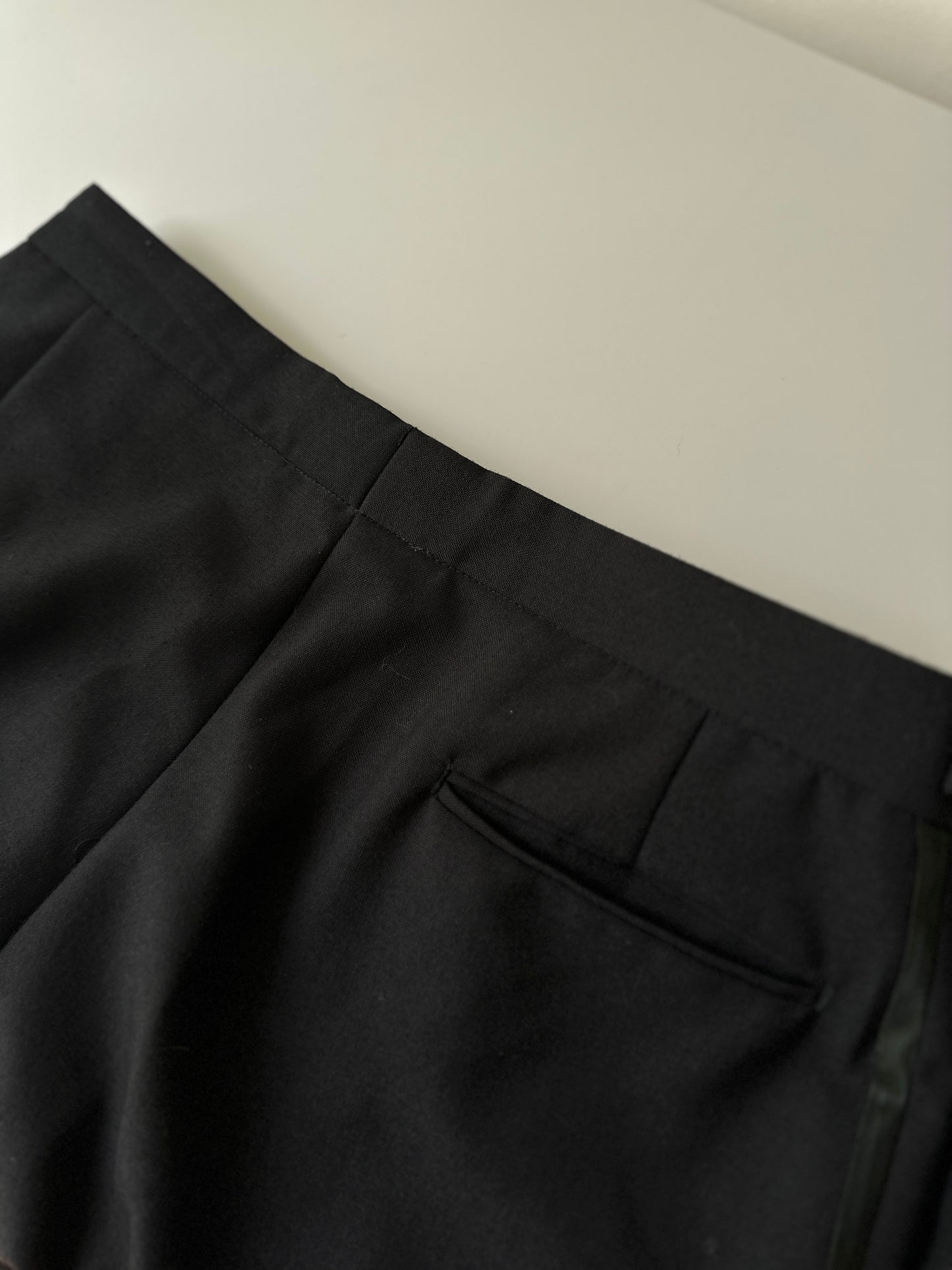 black suit pants