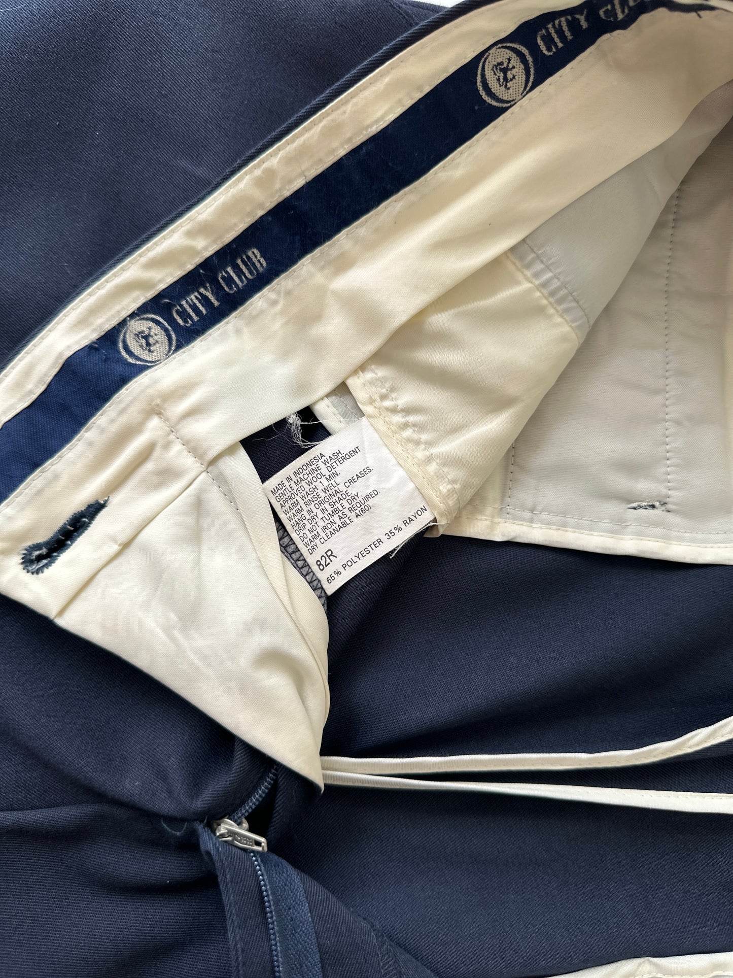navy blue suit pants