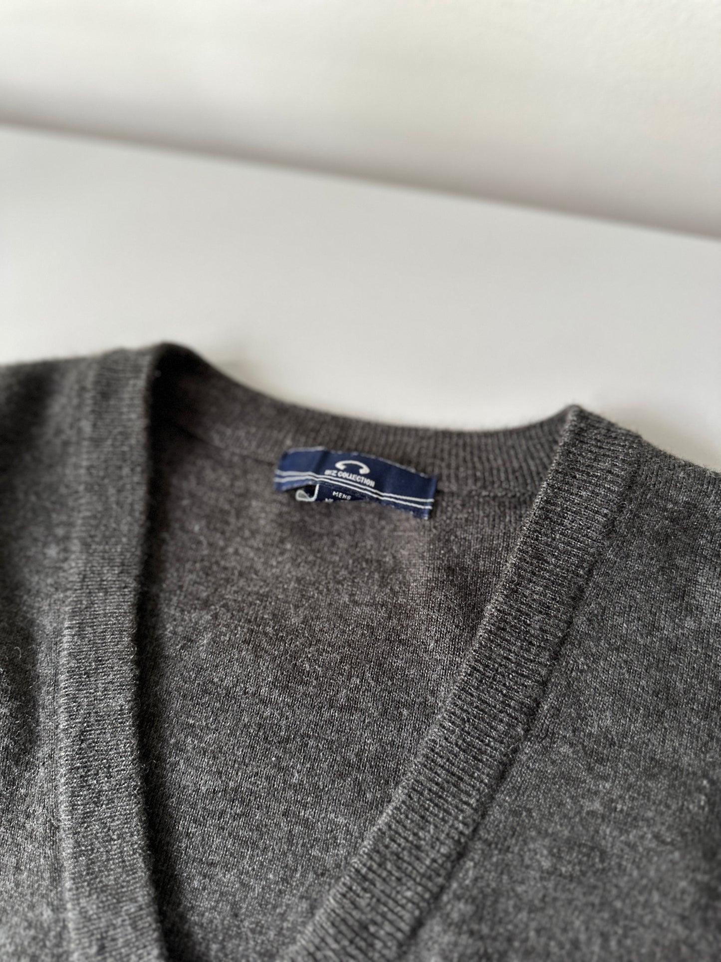 grey wool vest