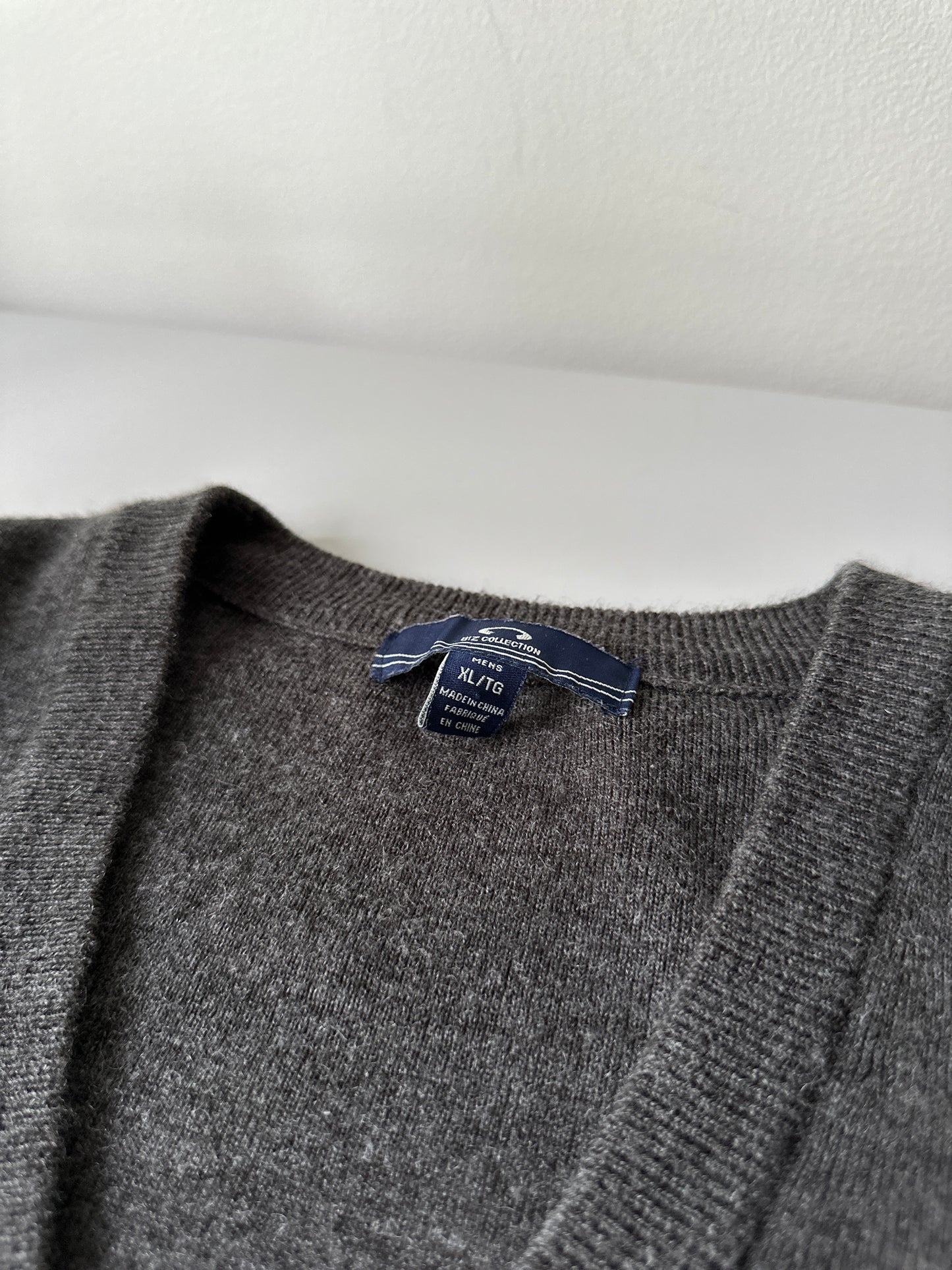 grey wool vest