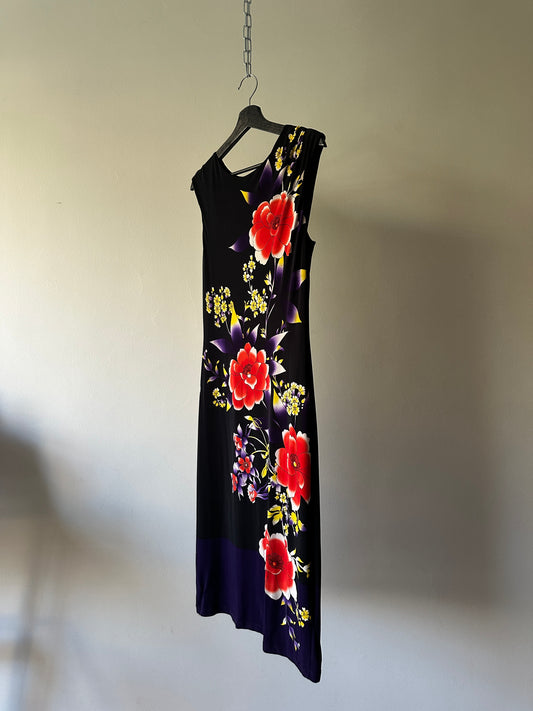 funky 90s floral dress