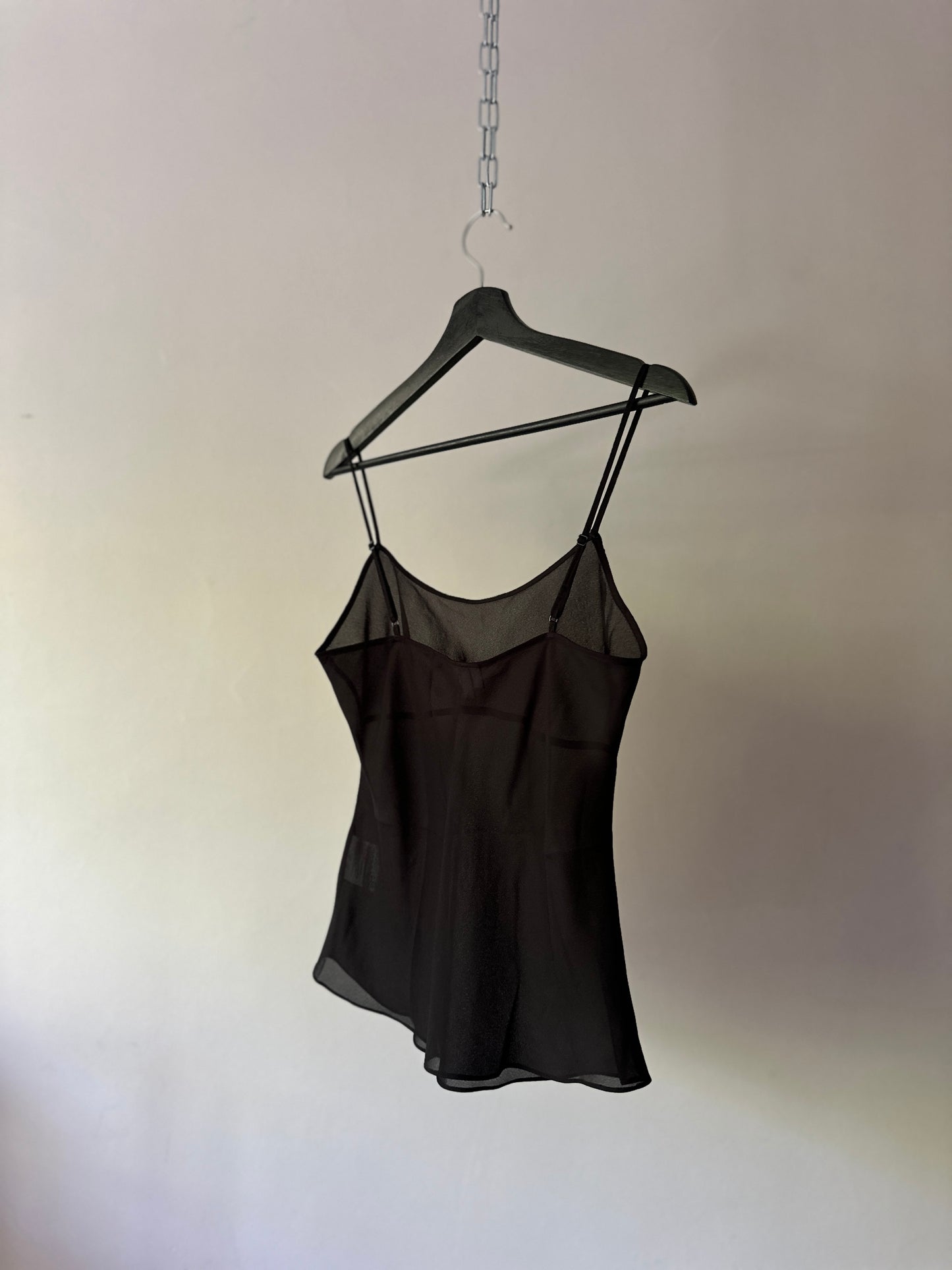 sheer singlet blouse