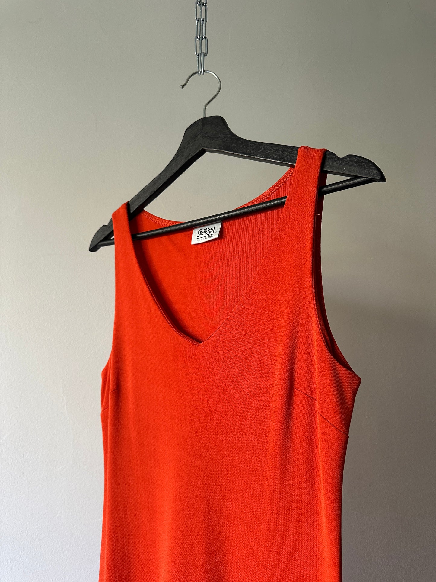 vibrant orange y2k Sportsgirl dress