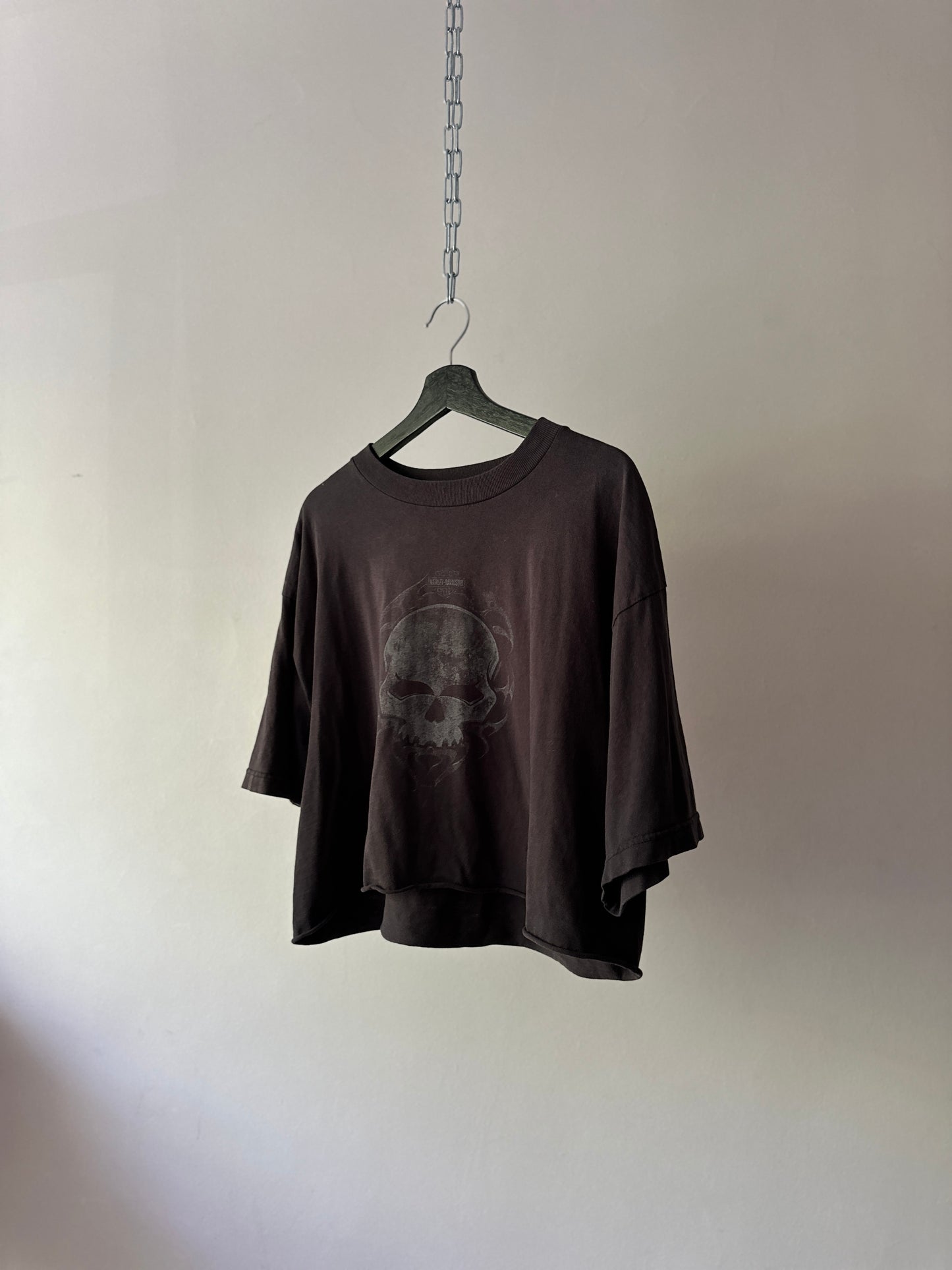 Harley Davidson cropped tee