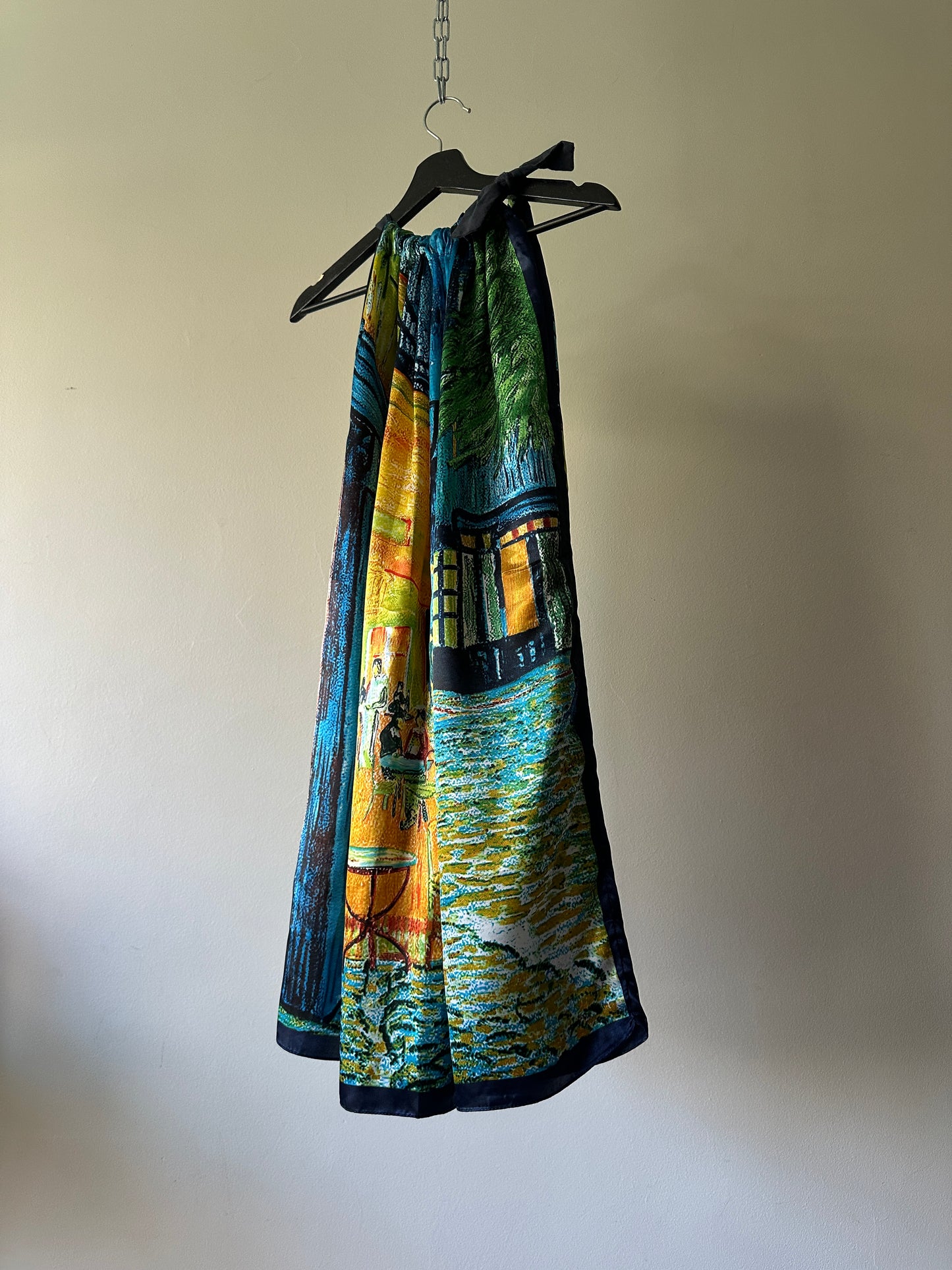 iconic silk baby doll printed dress