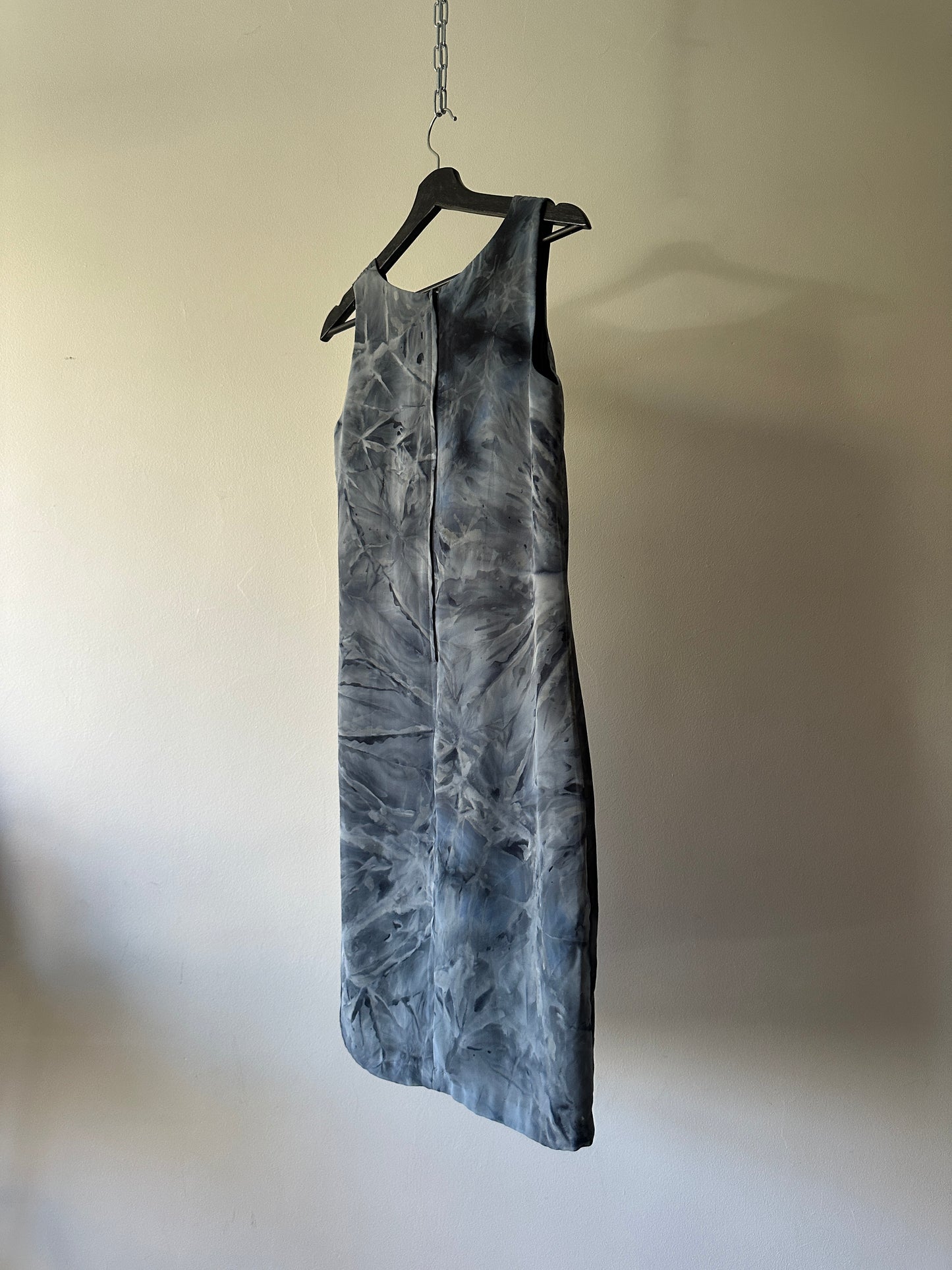 water colour printed short dress