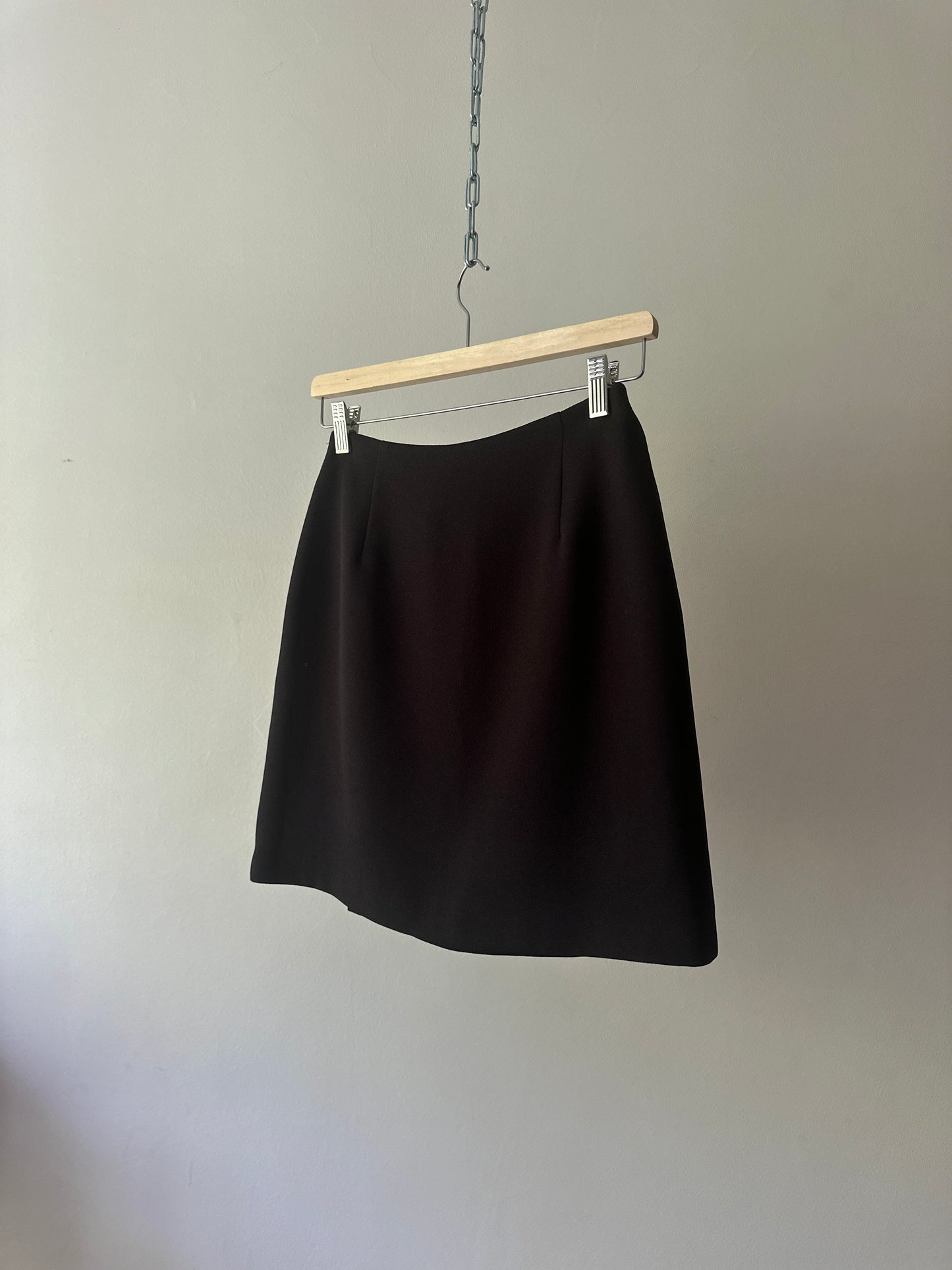high waist button-up mini skirt