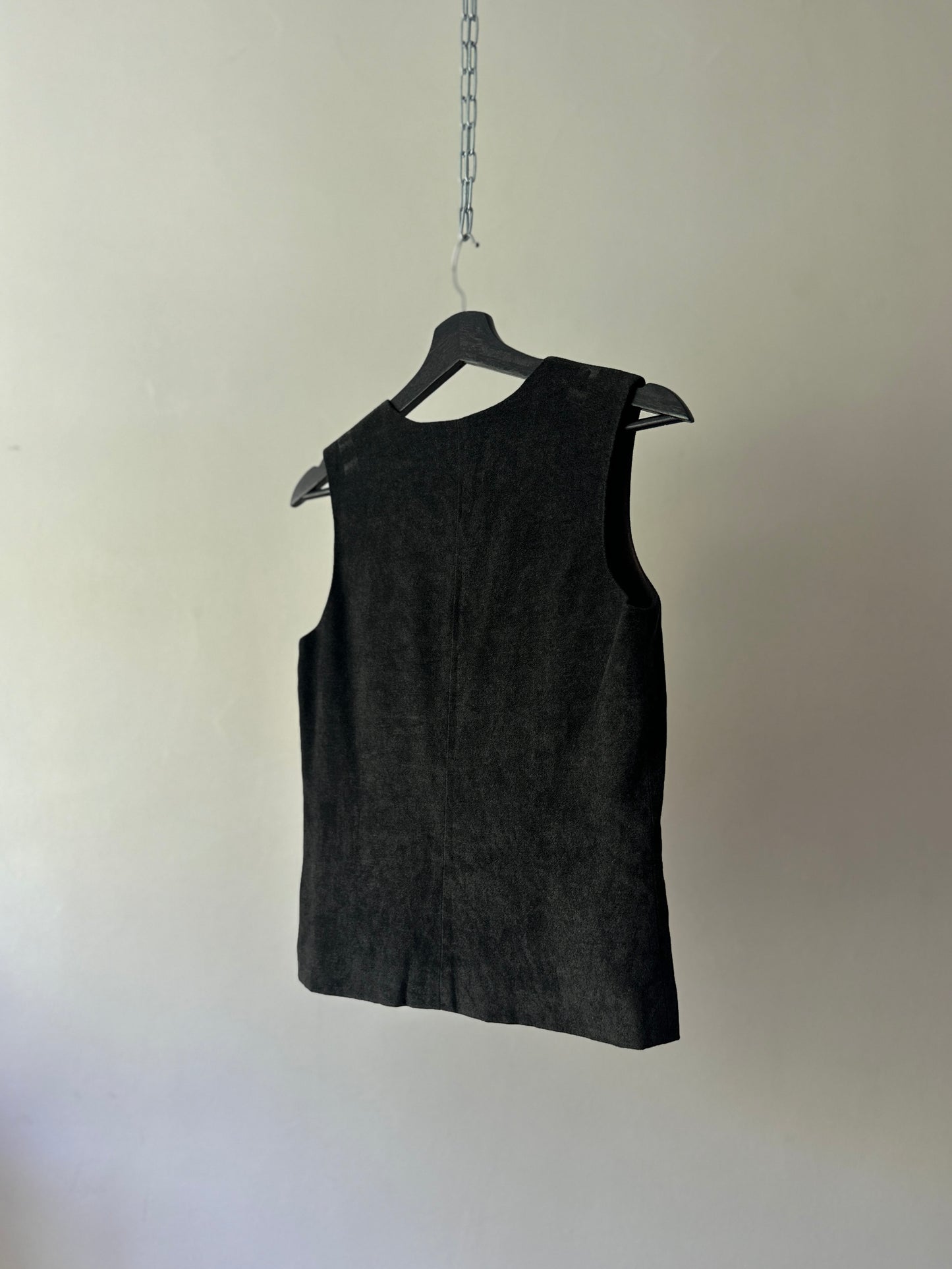 grey velvet short sleeve