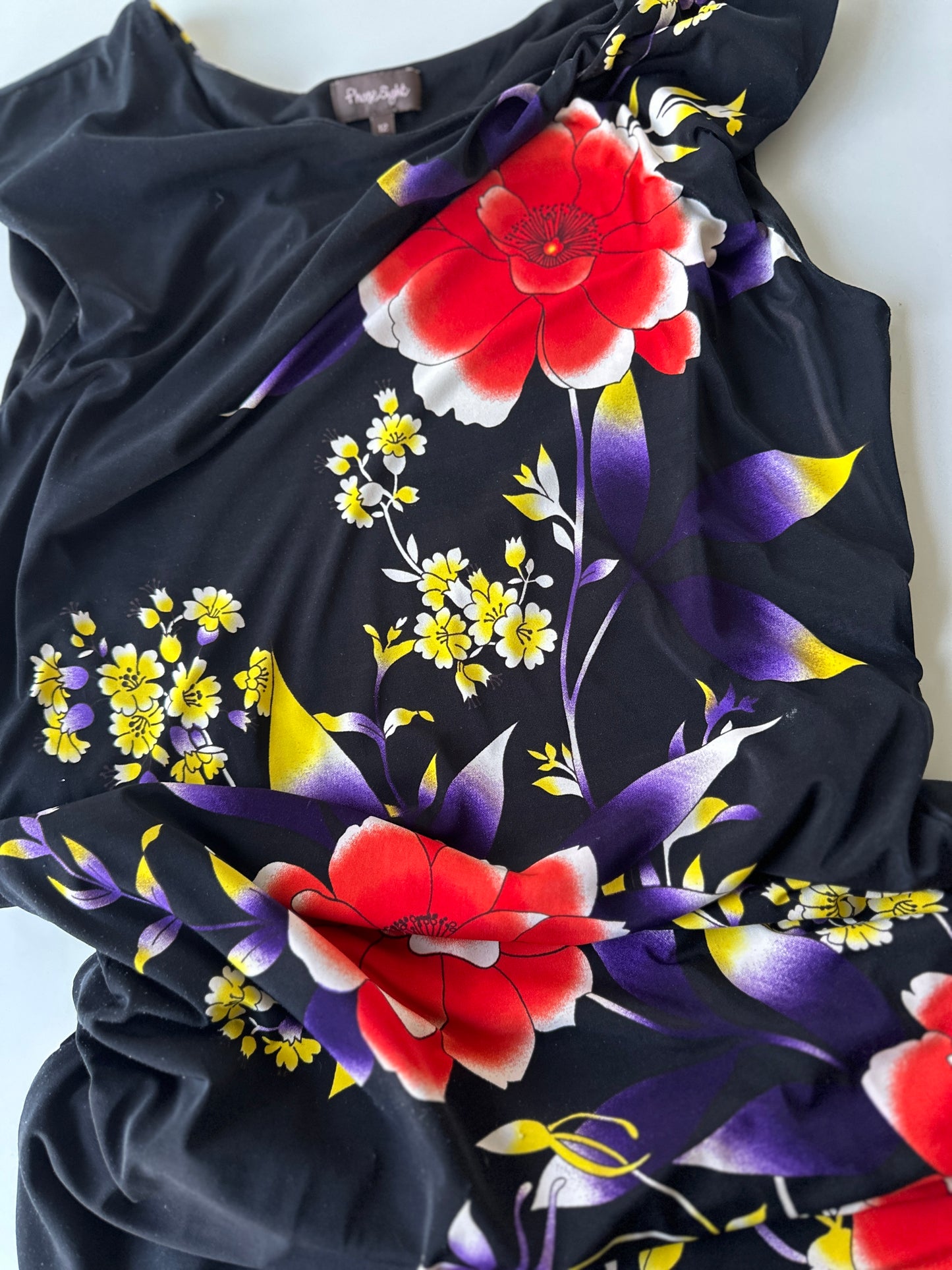 funky 90s floral dress