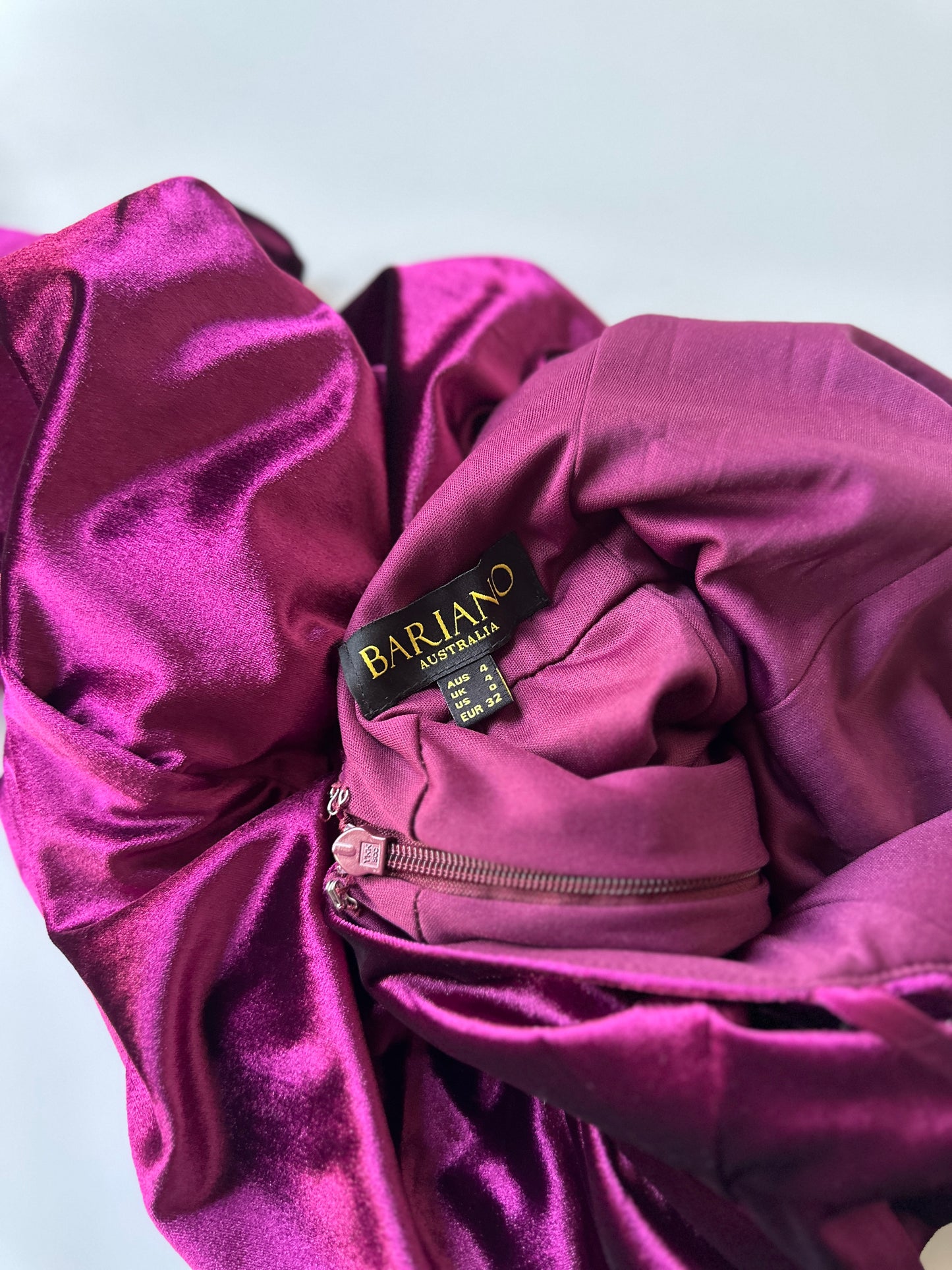deep pink velvet formal dress