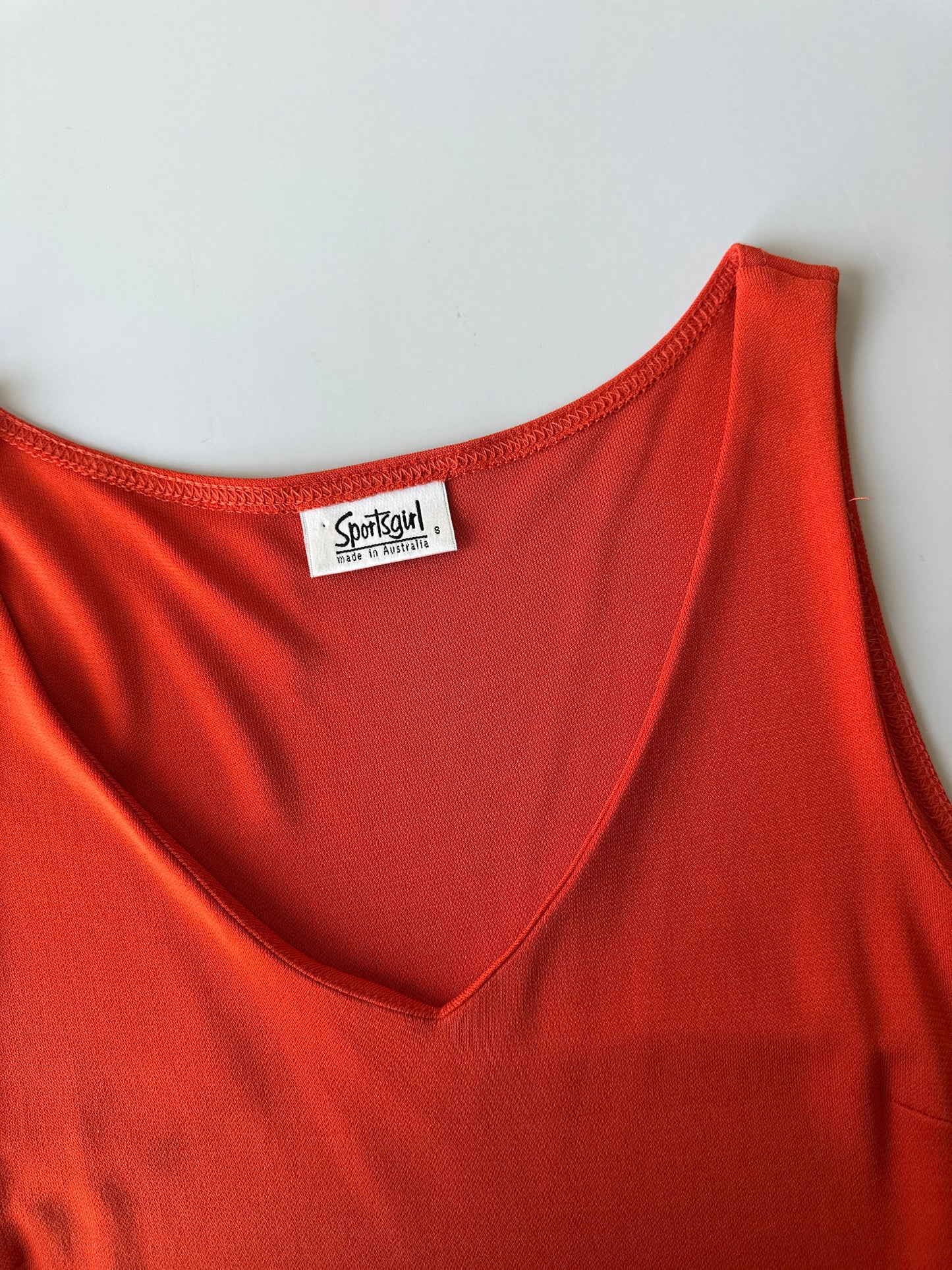 vibrant orange y2k Sportsgirl dress