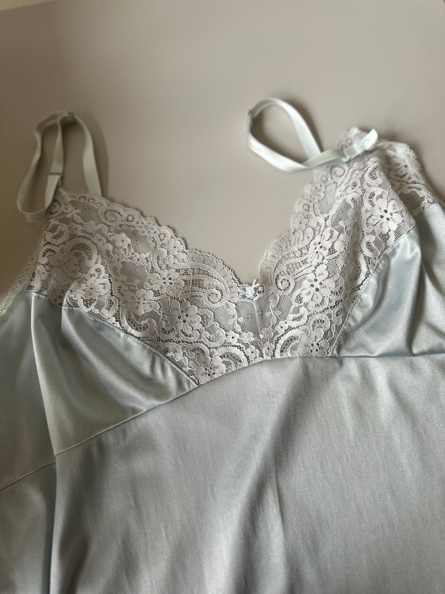baby blue night slip