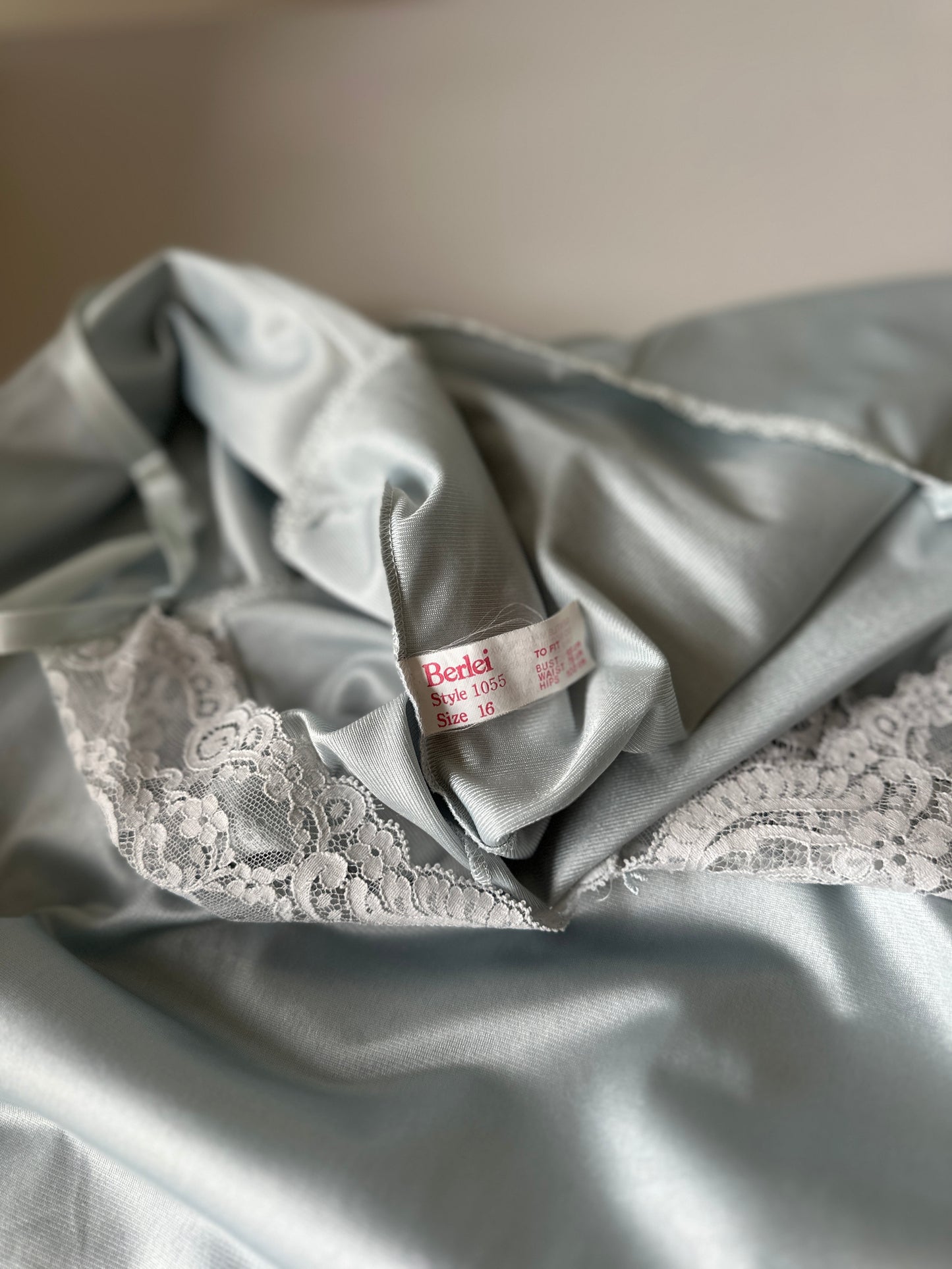 baby blue night slip