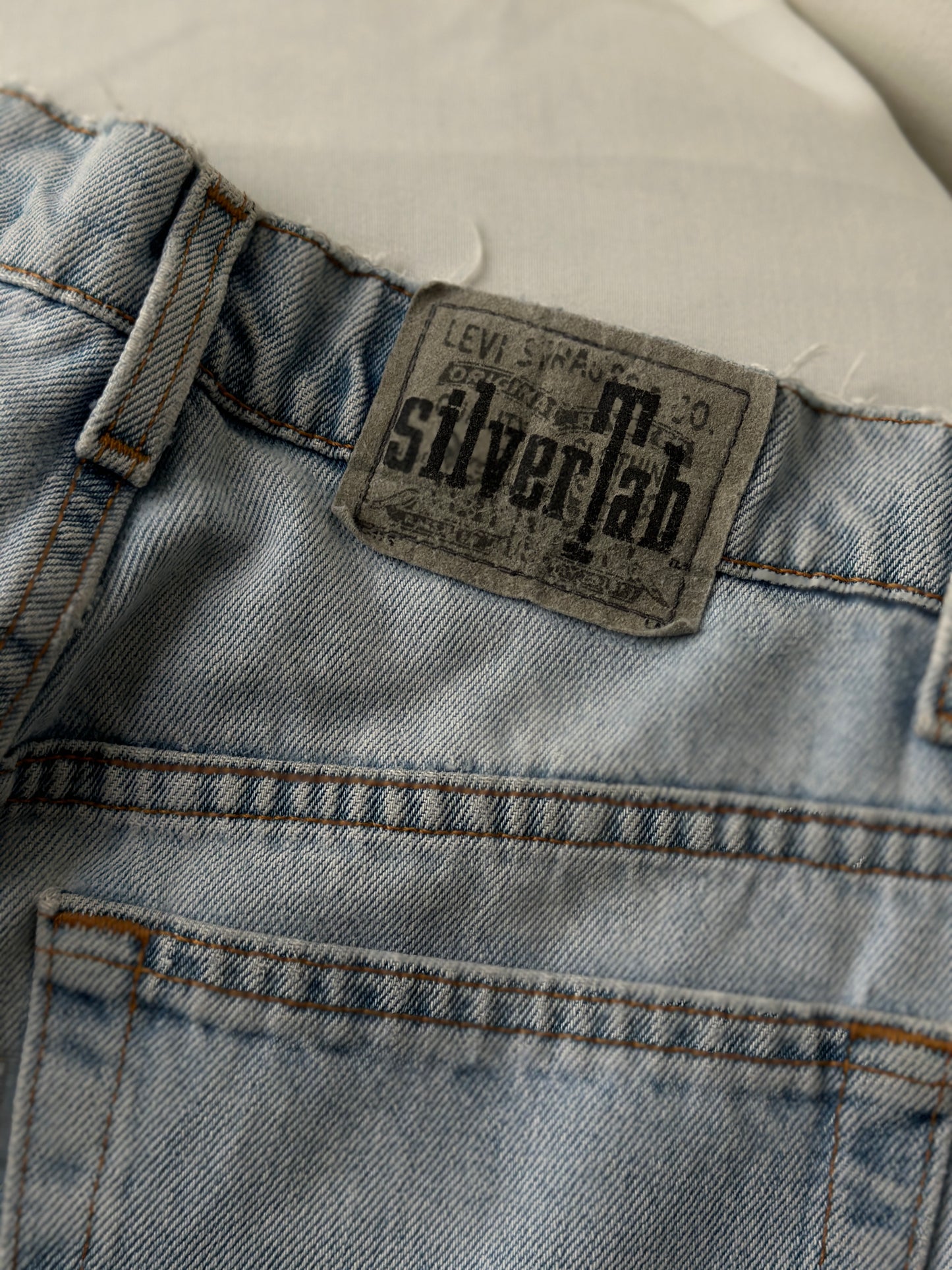 Levi vintage 80s silver tab jeans