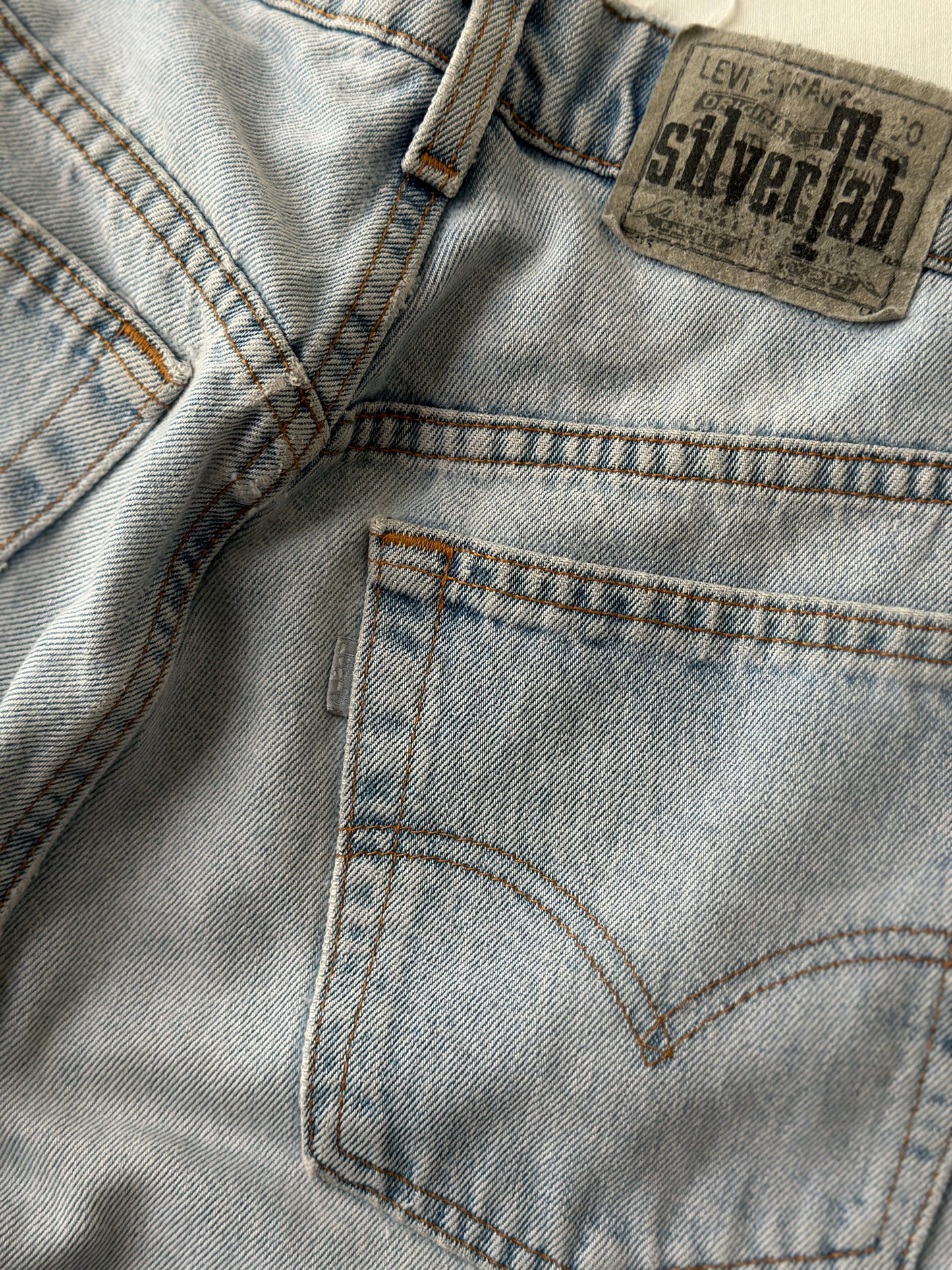 Levi vintage 80s silver tab jeans