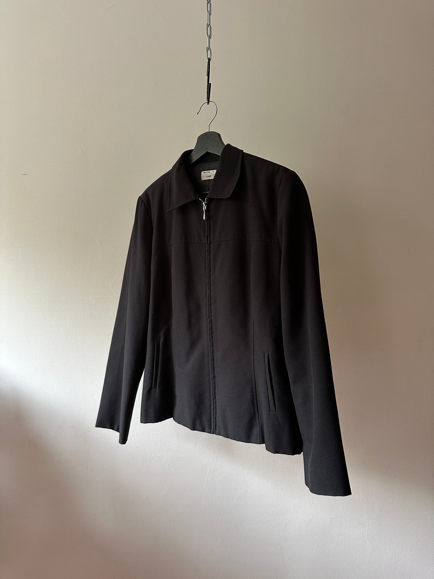 Target black zip up jacket