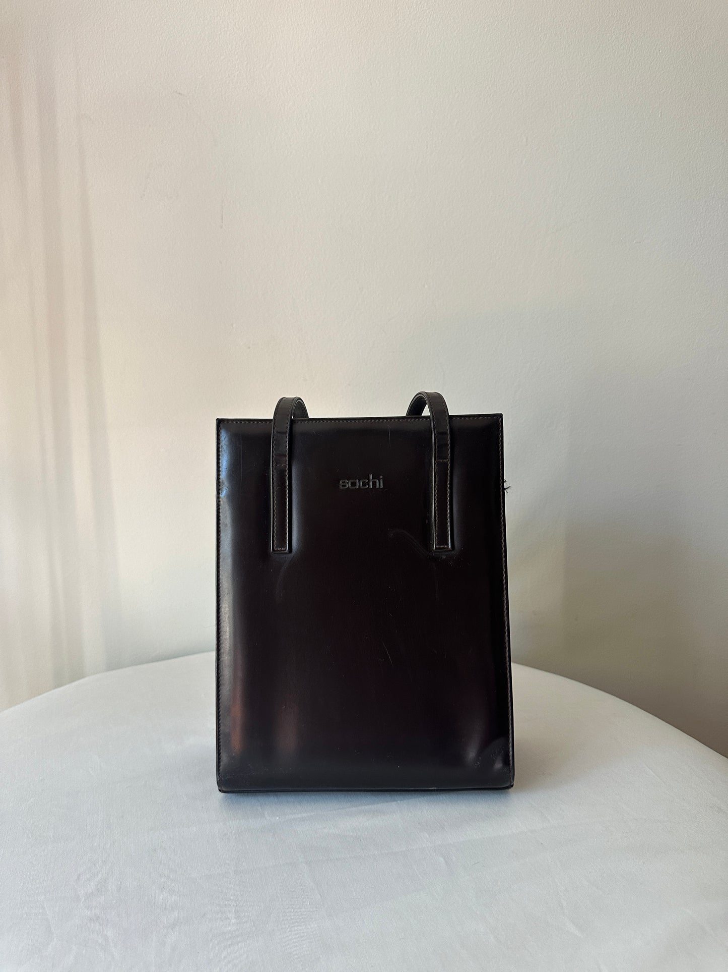 brown shoulder bag