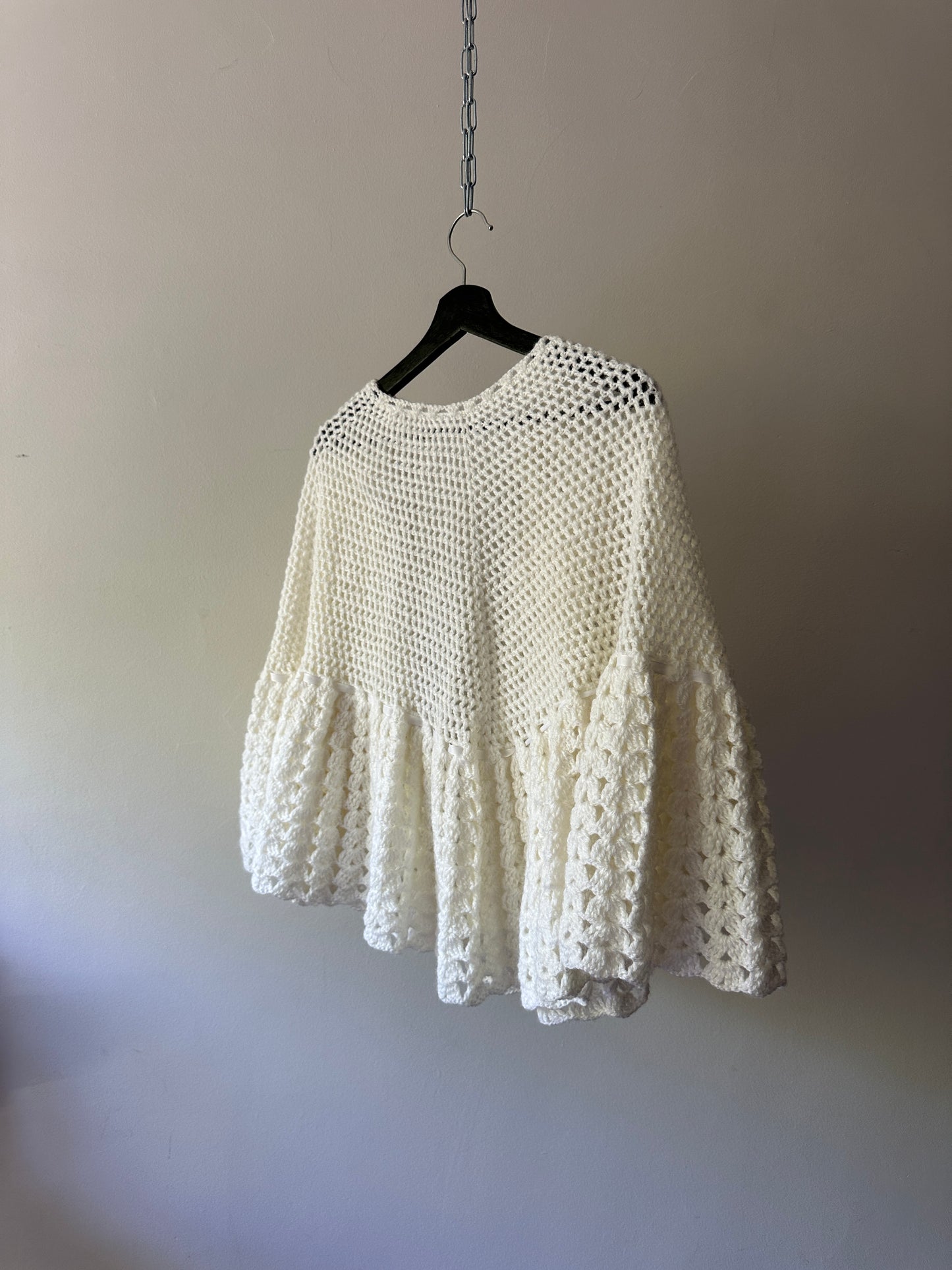 handmade crochet poncho