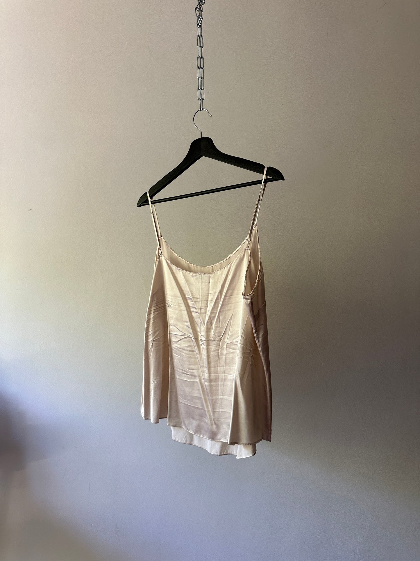 silk thin strap blouse