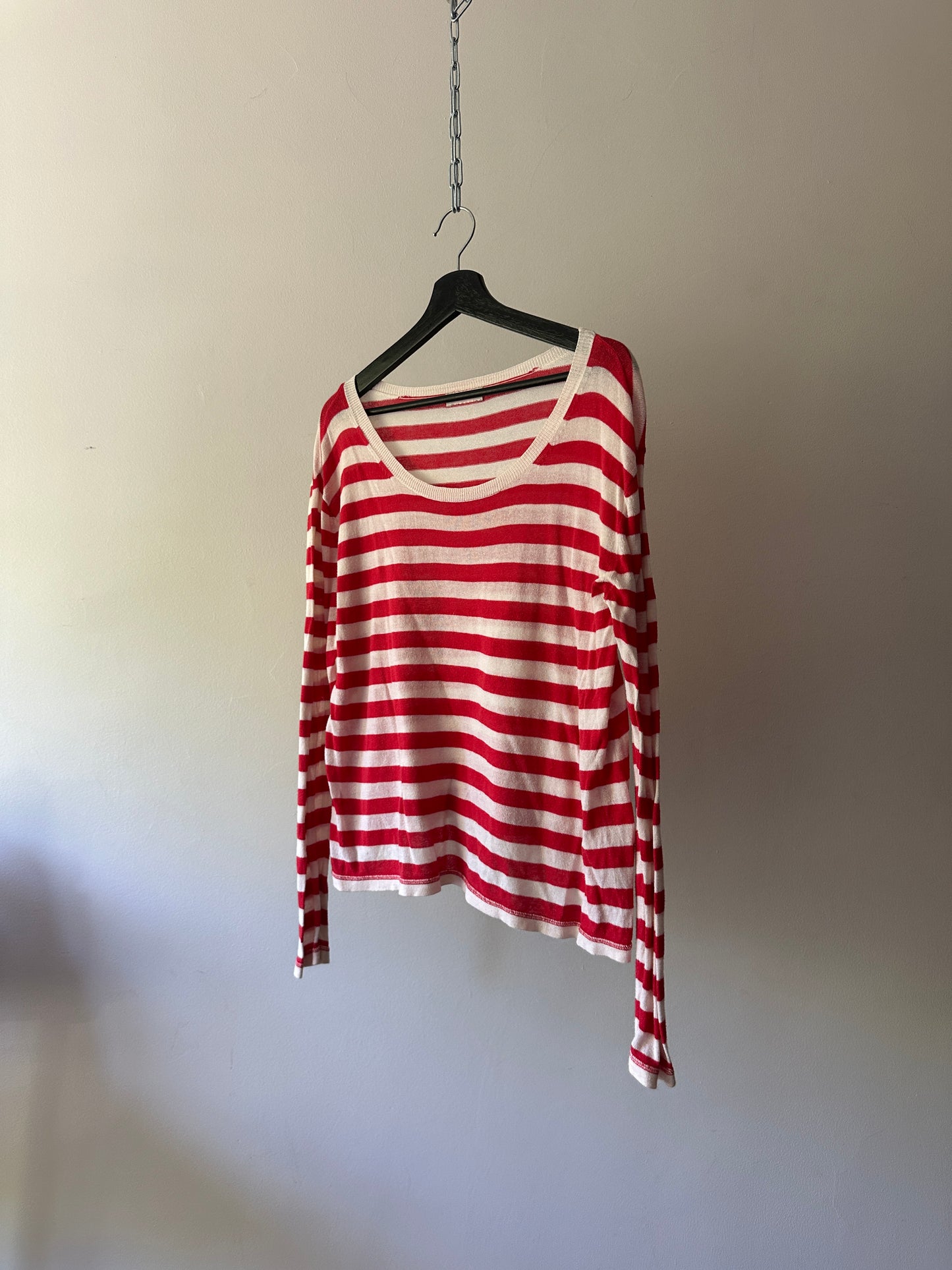 candy cane striped jumper