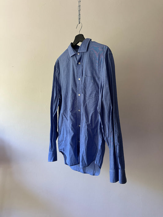 Country Road blue cotton button up