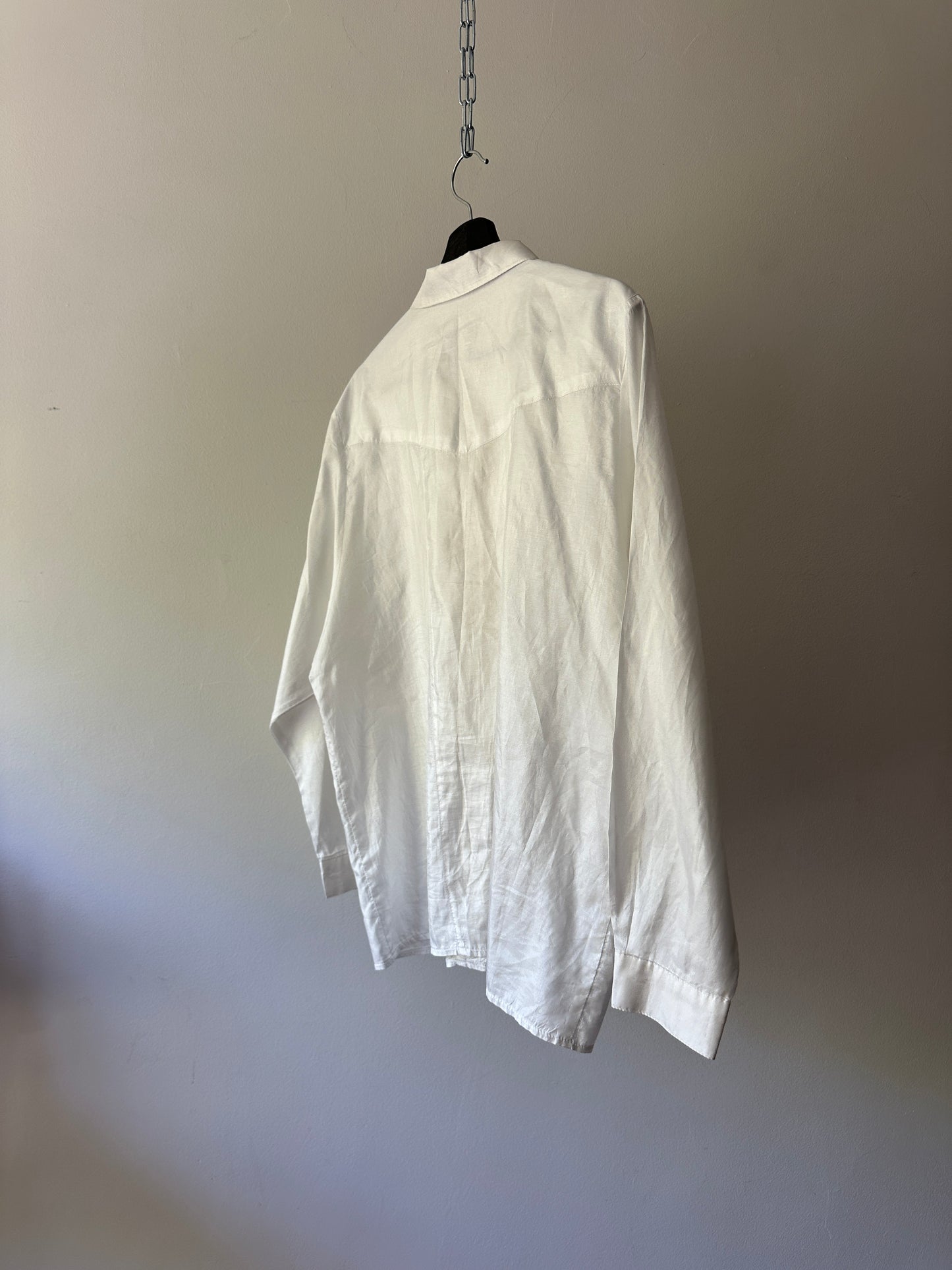 tuxedo style pleated button up