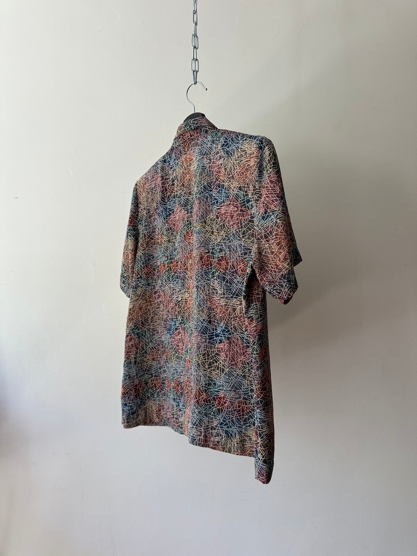 vintage multicoloured button up